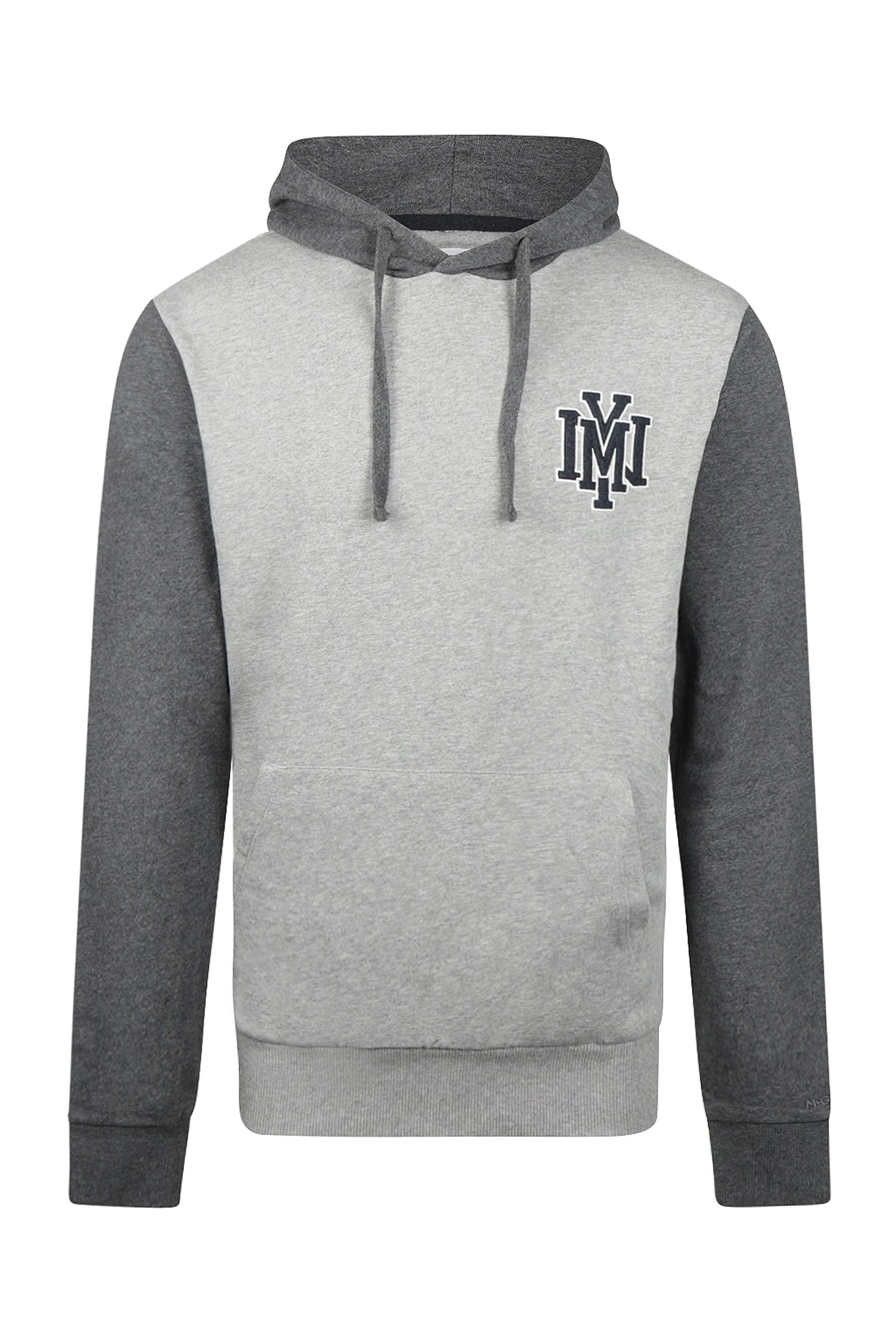 NY COLOURBLOCK HOODY MCGREGOR MEDIUM GREY MELANGE 1