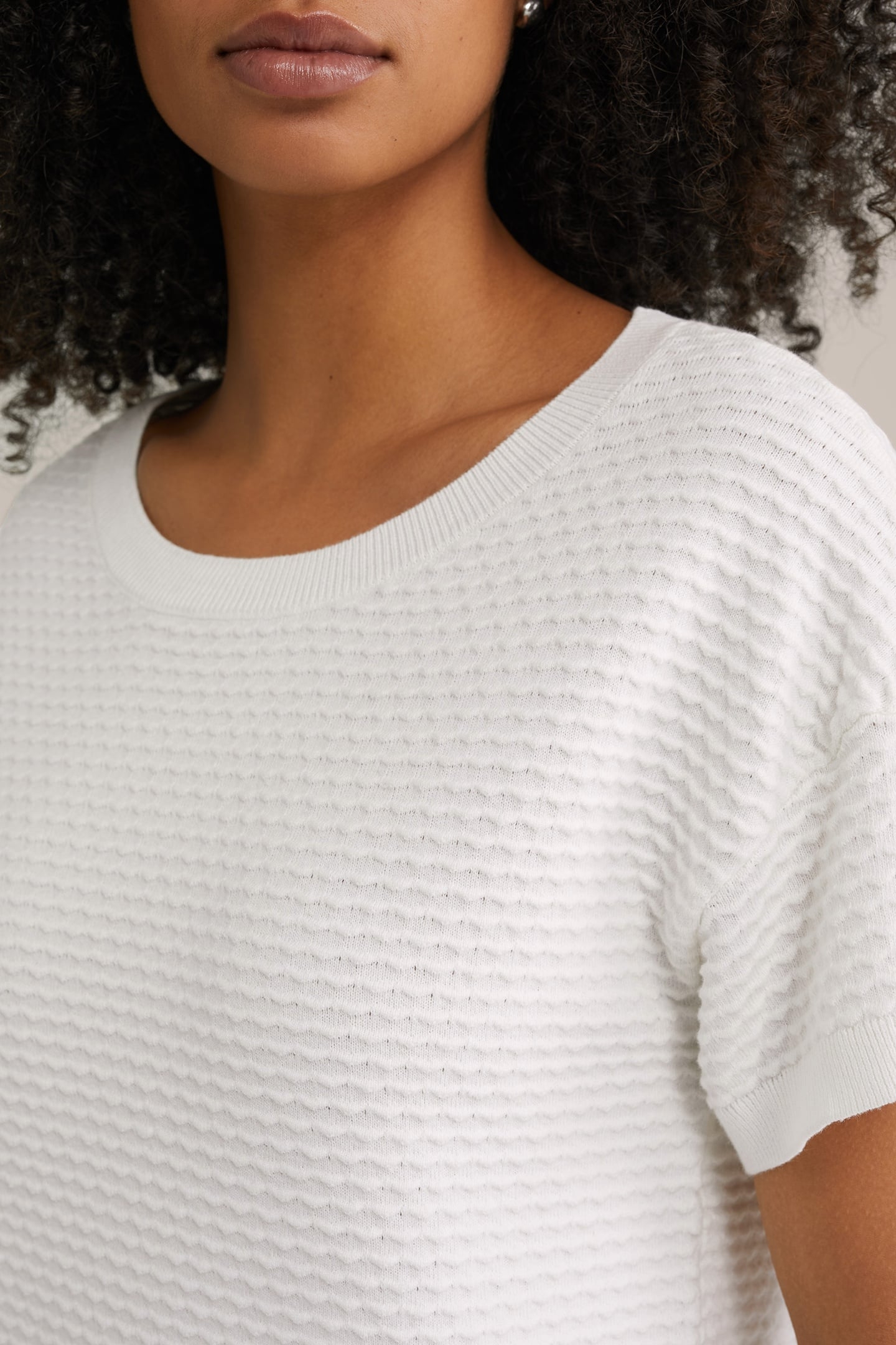 KNITTED PULLOVER WHITE 5