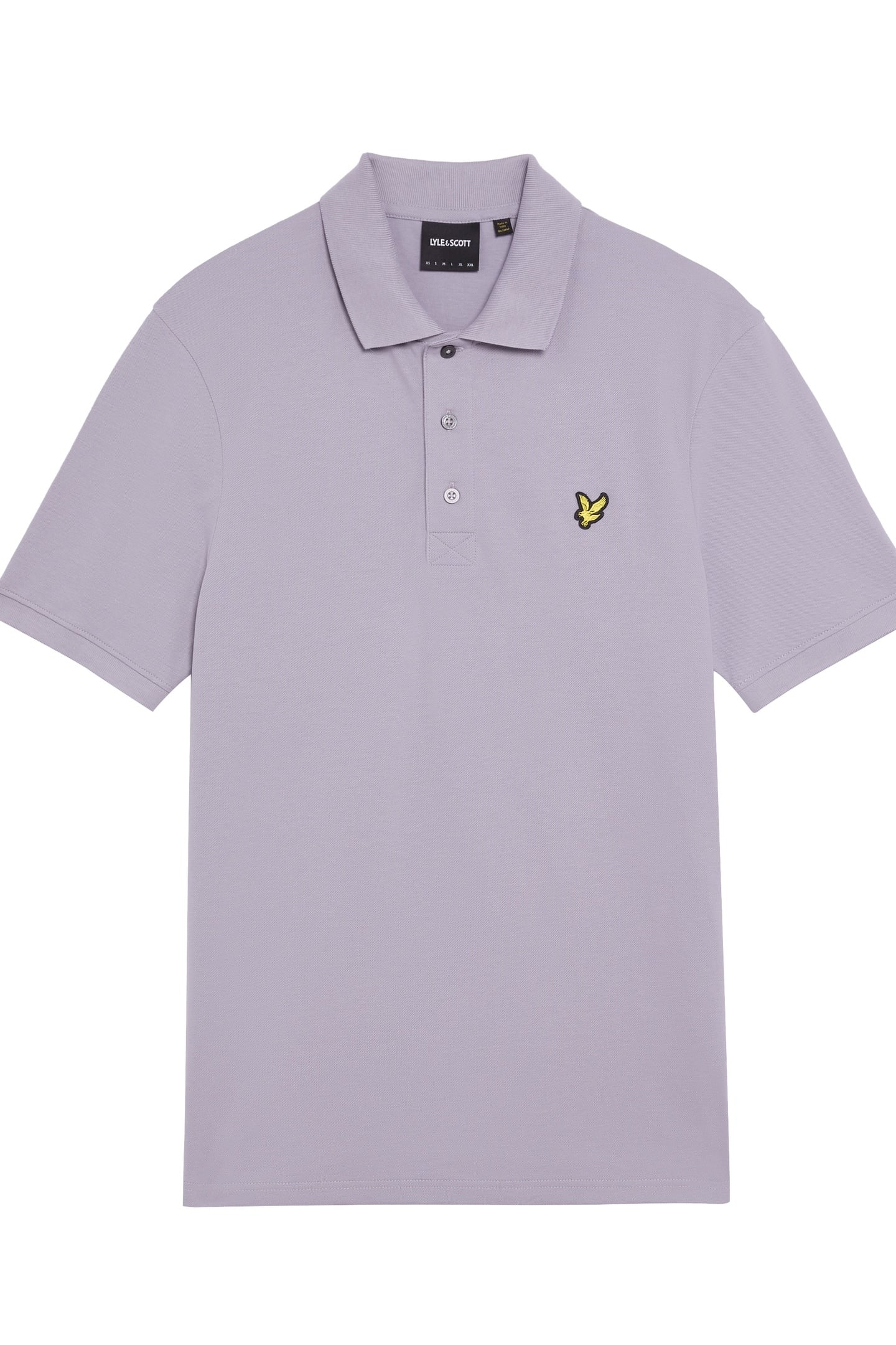 PLAIN POLO SHIRT ASH LILAC 4