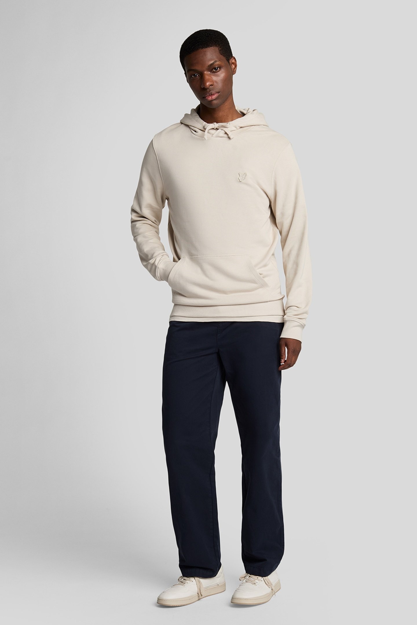 DRAWSTRING TAPERED CHINO DARK NAVY 1