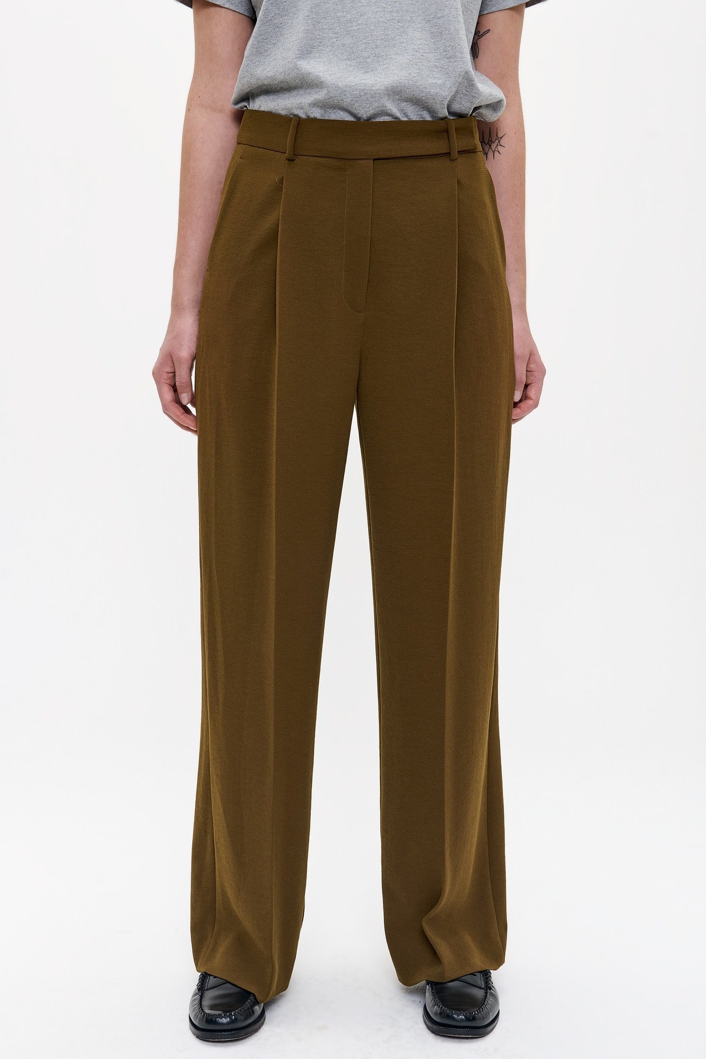 FLOWY DELMAS PANTS BRONZE 1