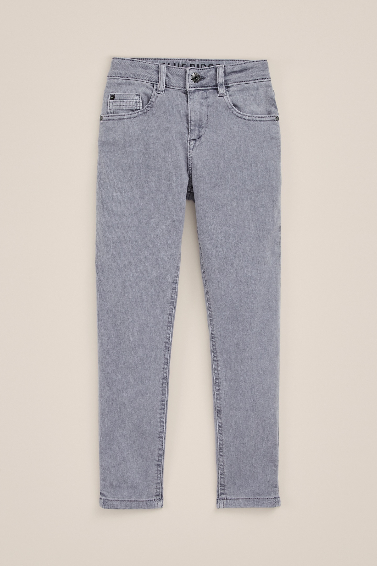 5-POCKET MID WAIST GREYISH BLUE 3