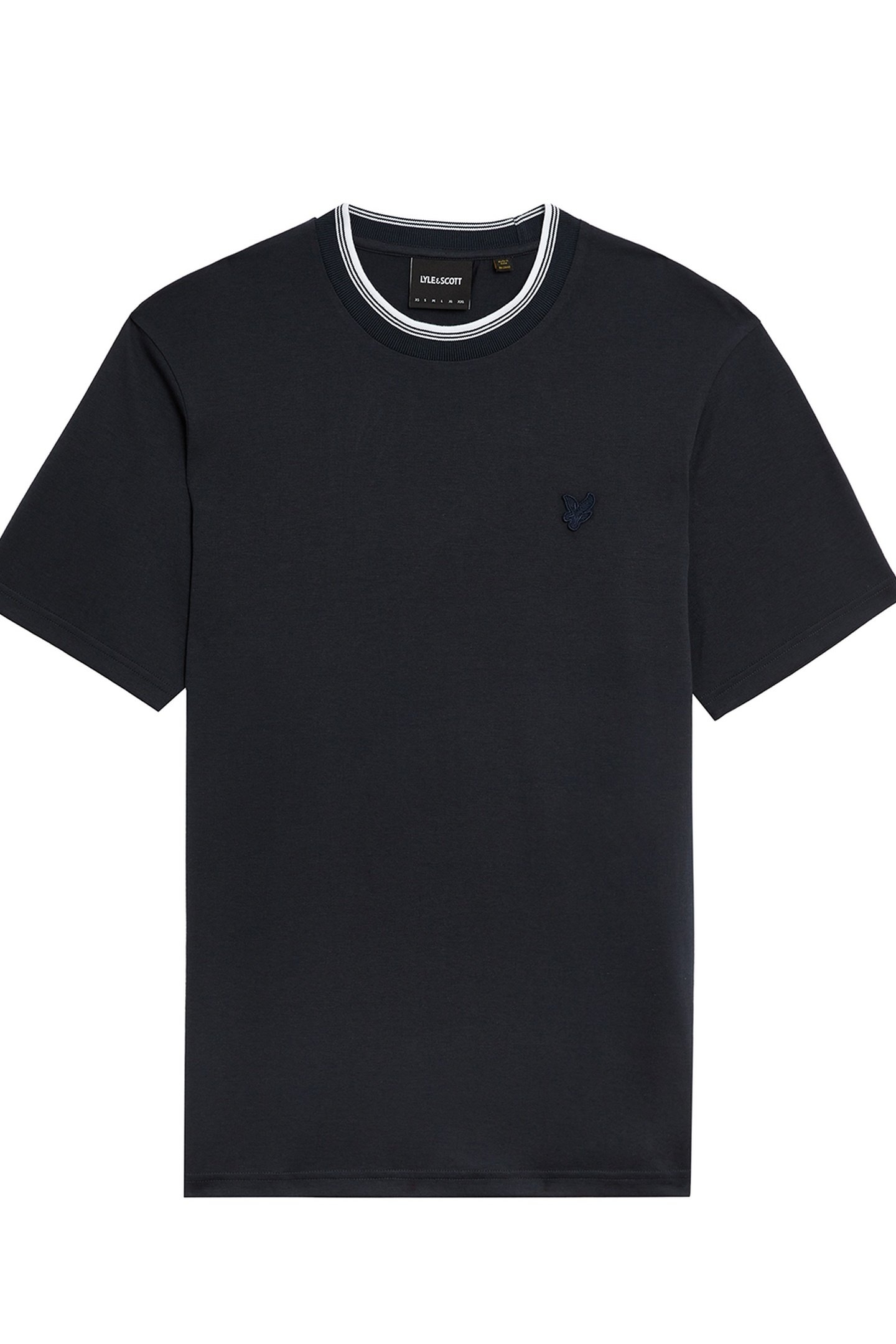 TIPPED SUPERFINE T-SHIRT DARK NAVY 4