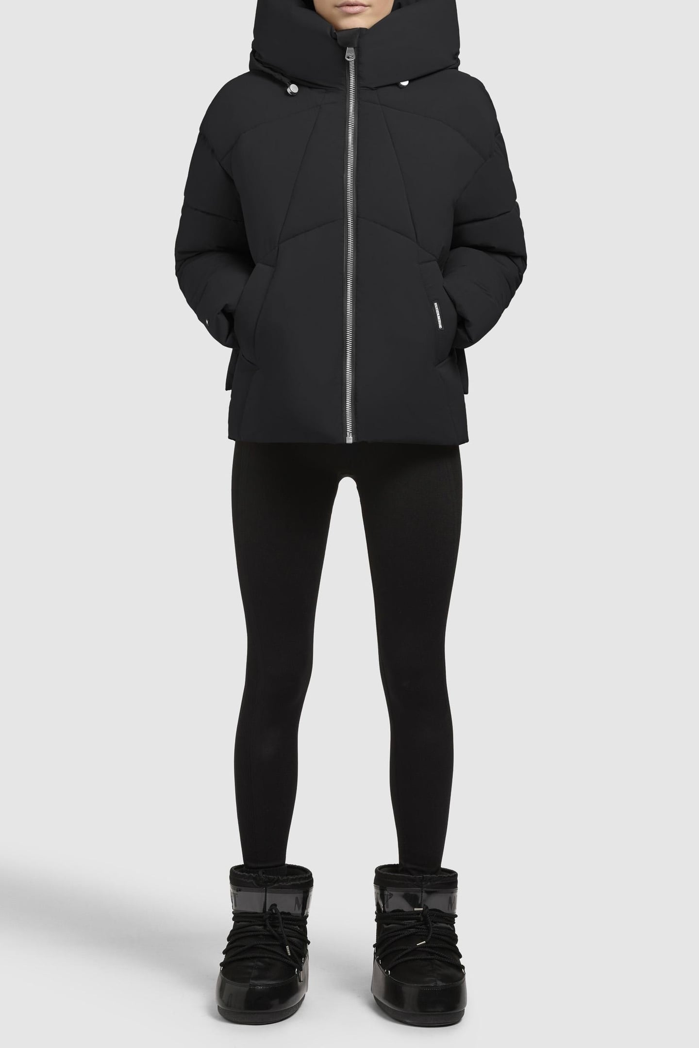 NAYLA MATT COAT BLACK 1