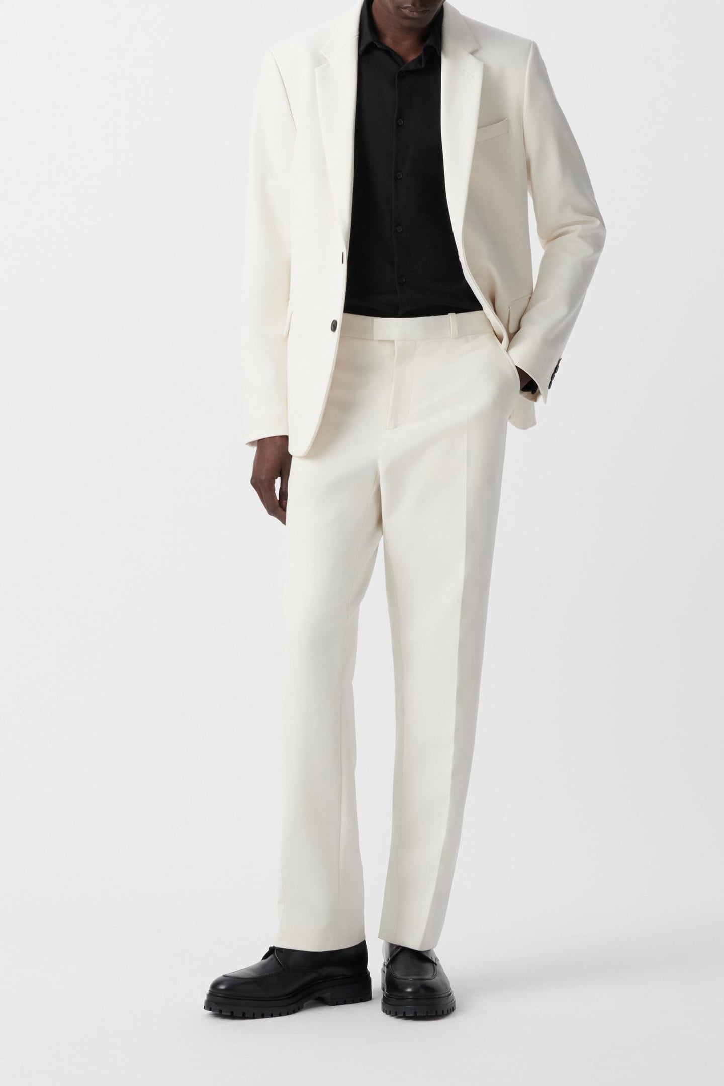 WHITE SUIT TROUSERS 1