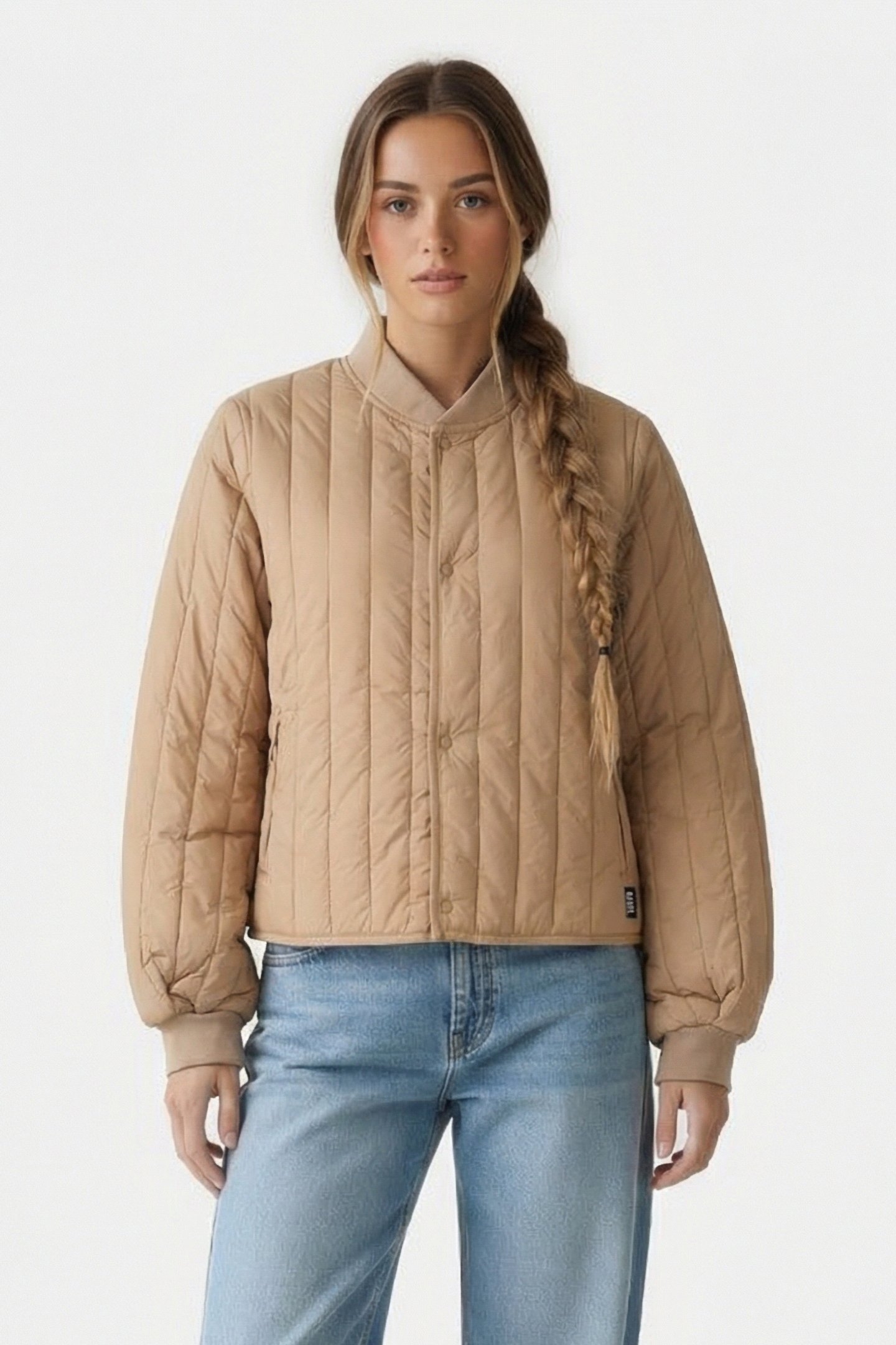 BANJA LINER BOMBER W JACKET T1 SAND UNISEX 2