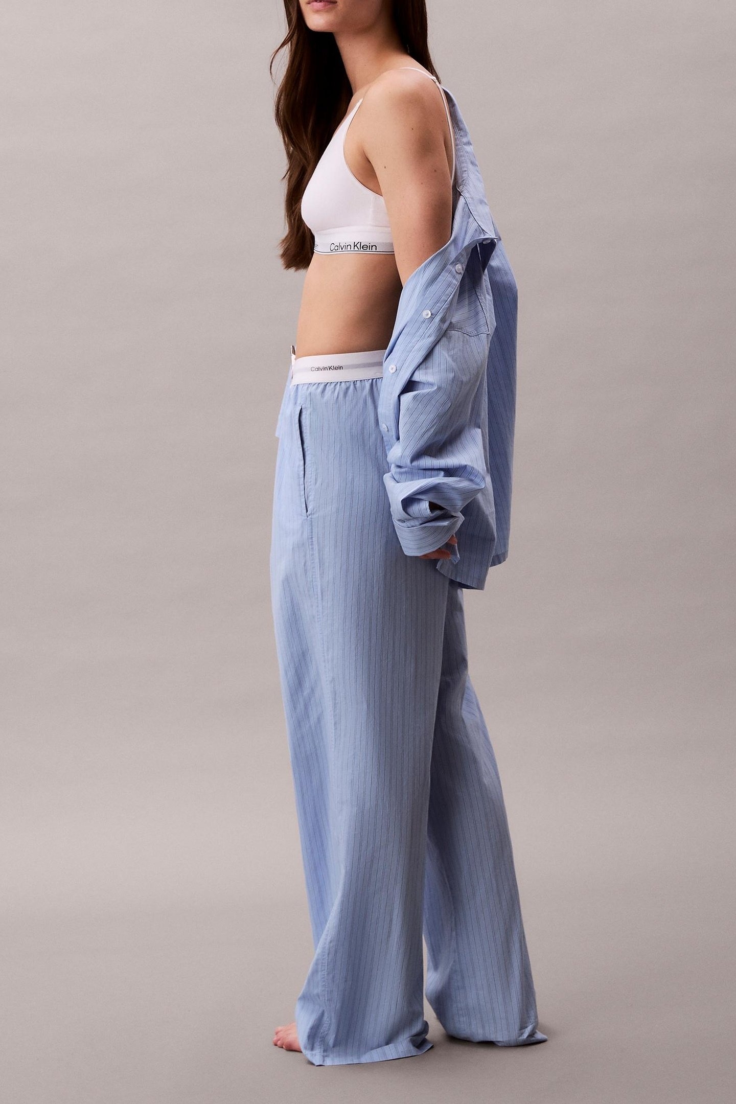 LOGO WB POPLIN PANT 5