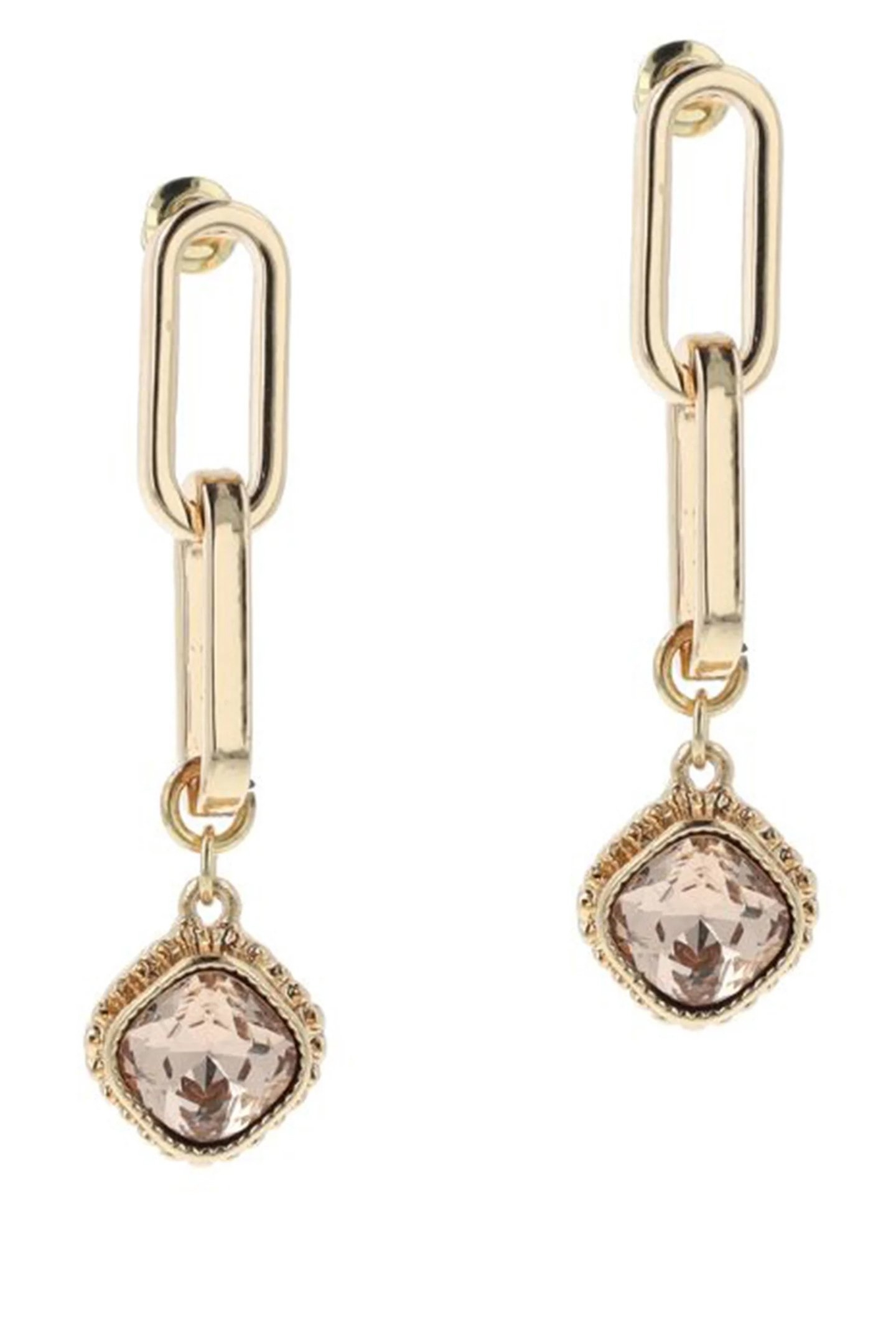 SHACKLE EARRINGS LIGHT AMETHYST 1