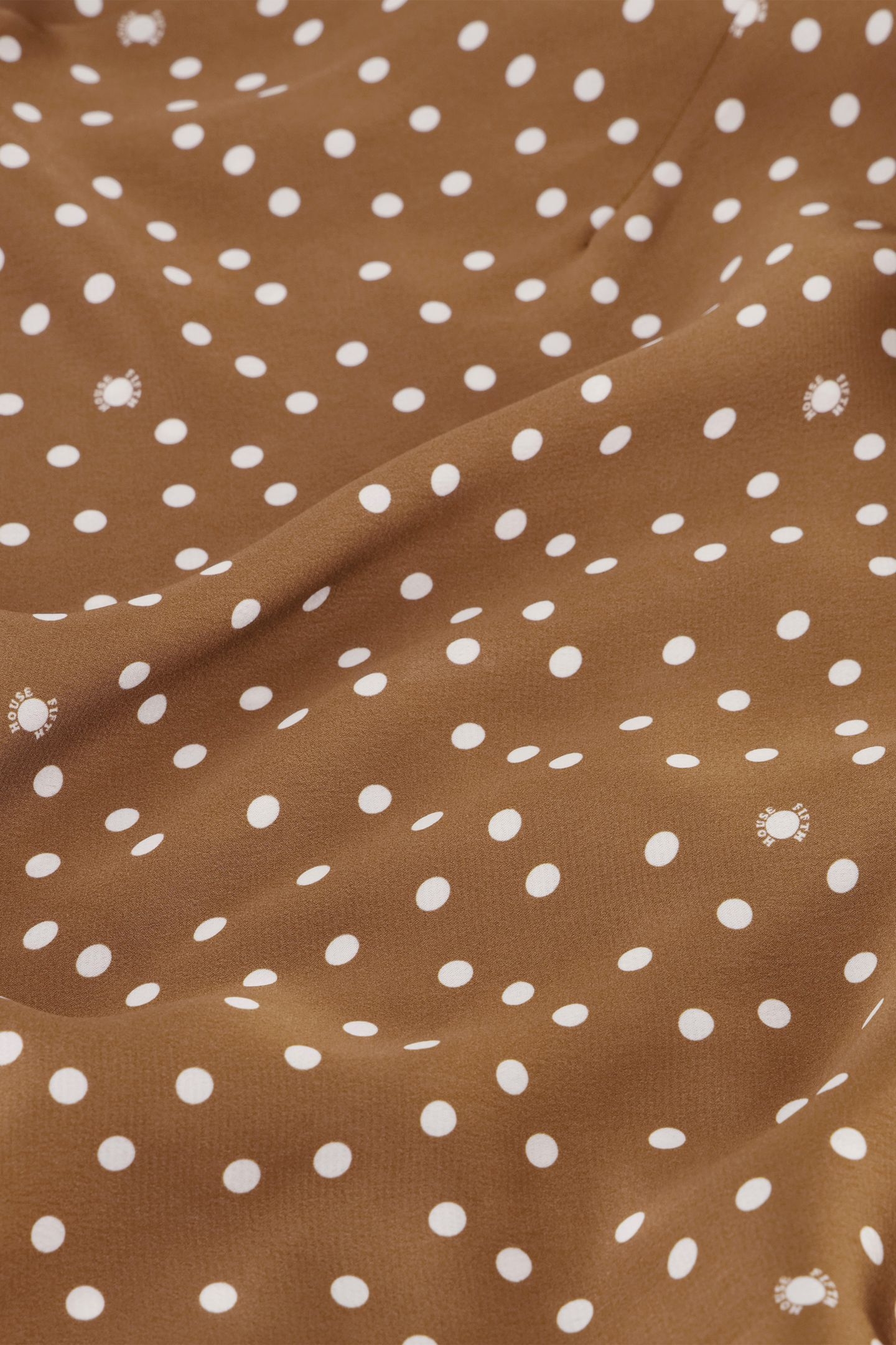 FLOW DRESS DARK CAMEL 4