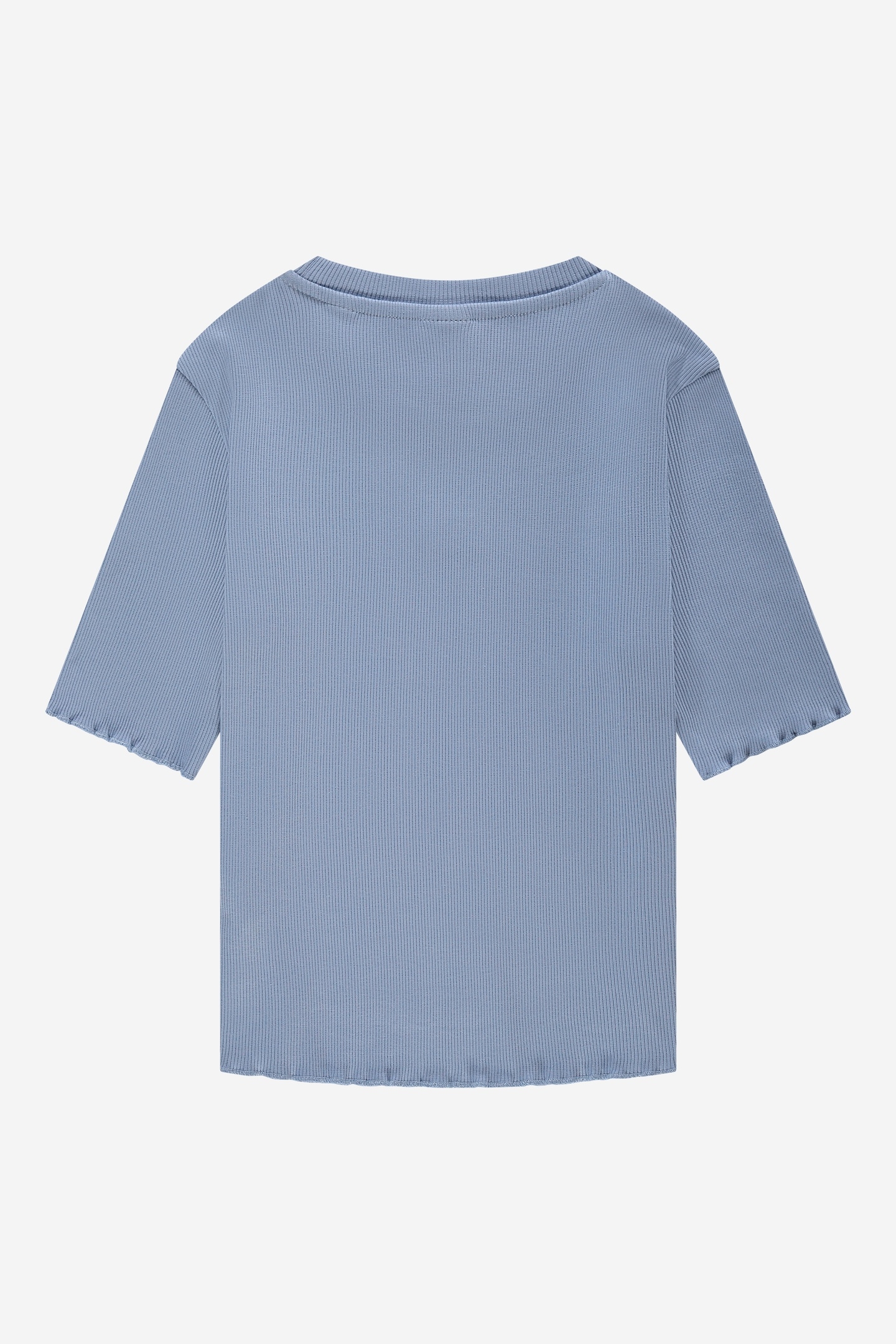 SYLVIA RIB TOP MAYA BLUE 3