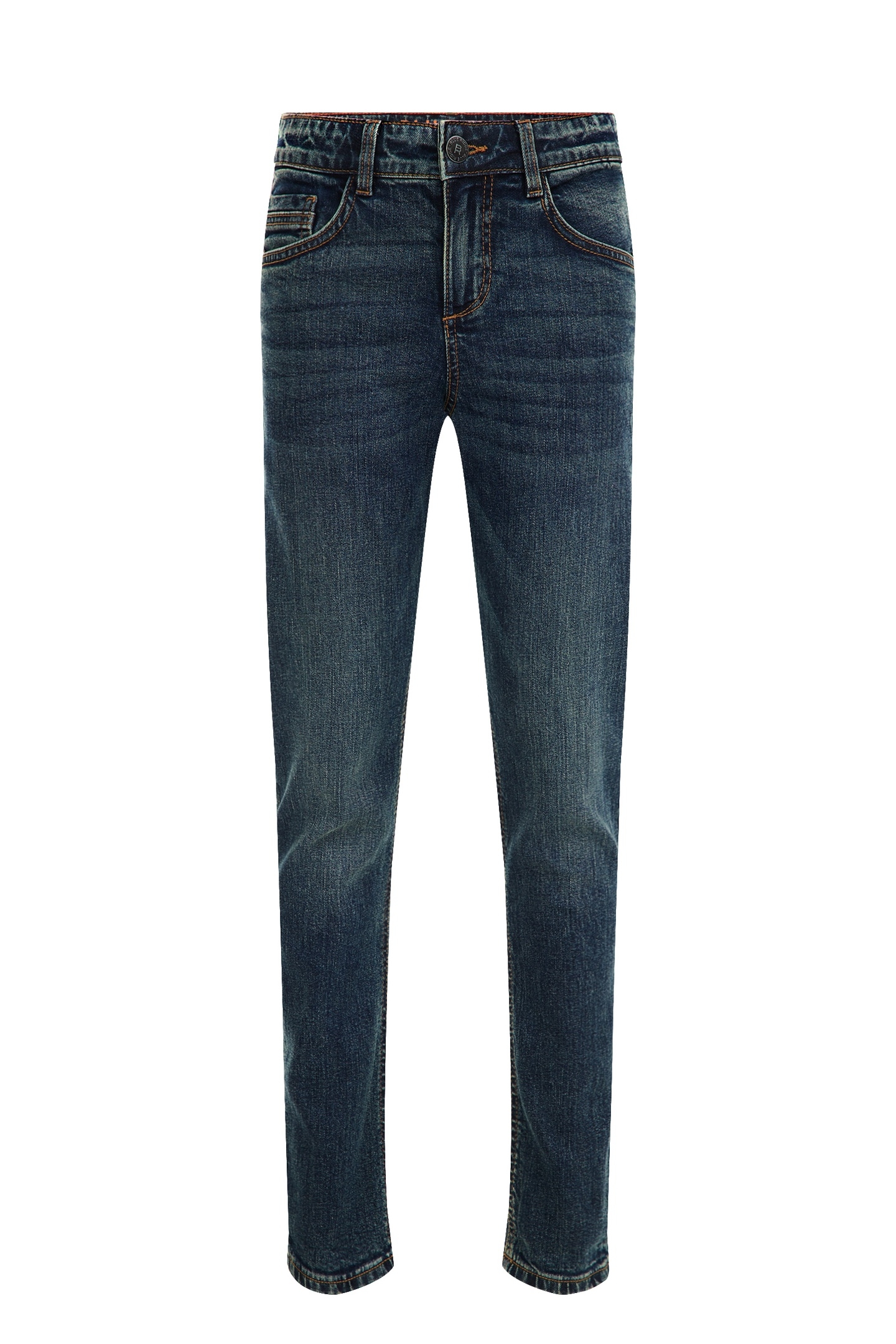 5-POCKET MID WAIST GREEN BLUE 3