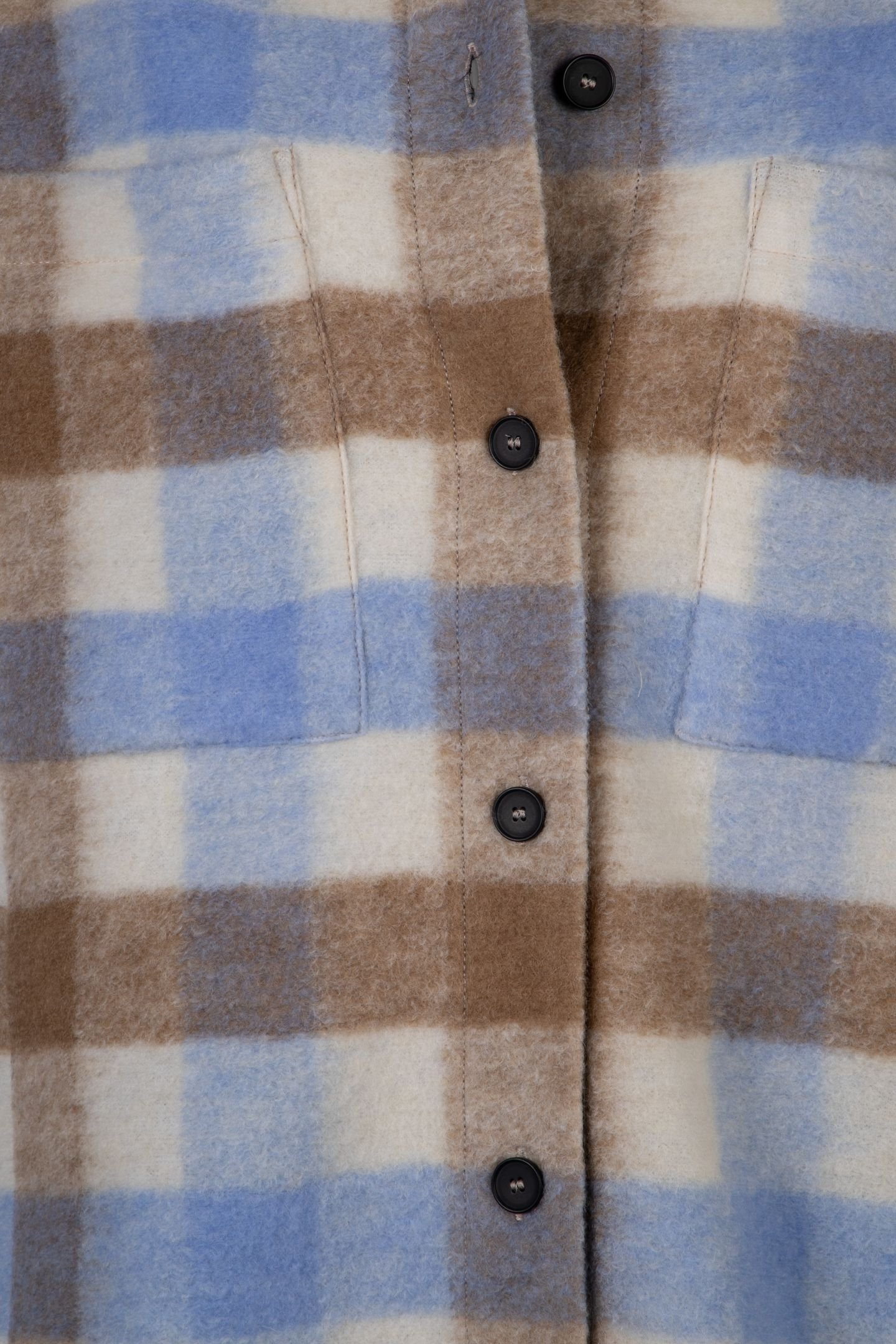 WALLIS OVERSHIRT BLUE/BROWN 4
