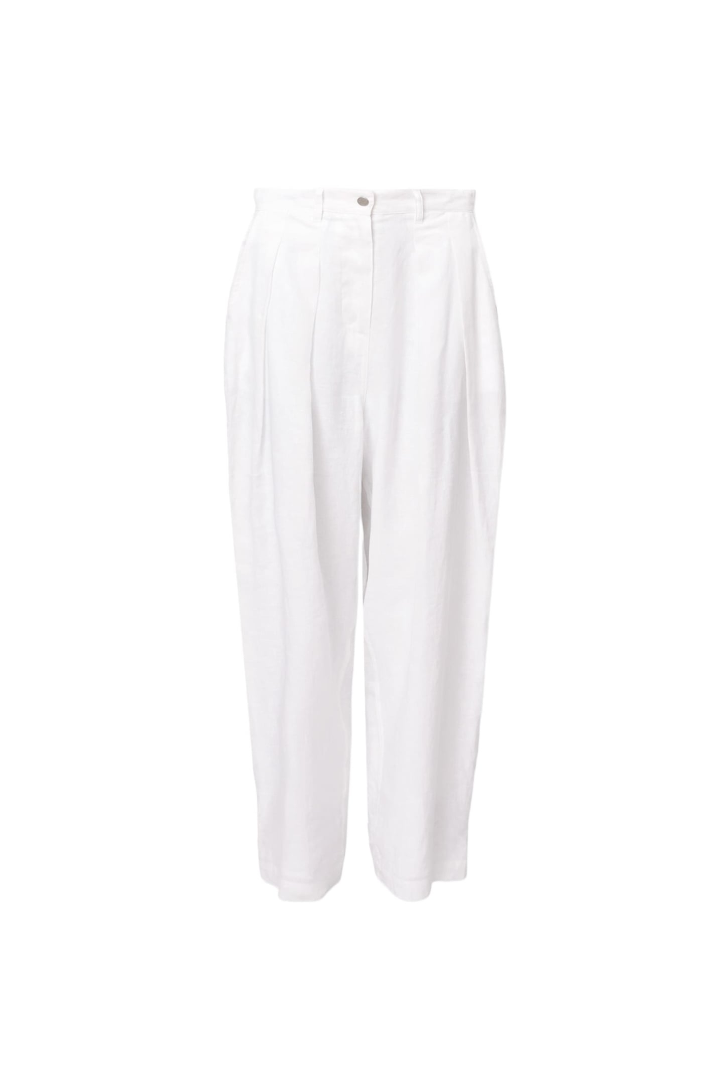 BECCA LINEN TROUSER ANTIQUE WHITE 1