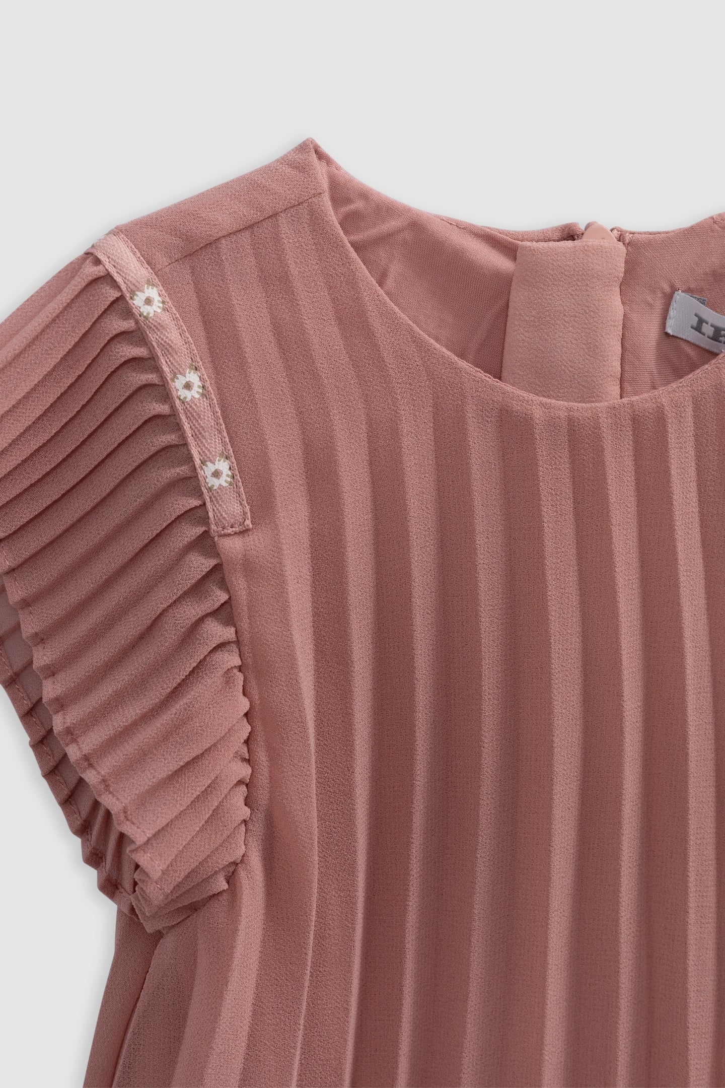 MEDIUM PINK PLEATED DRESS 3