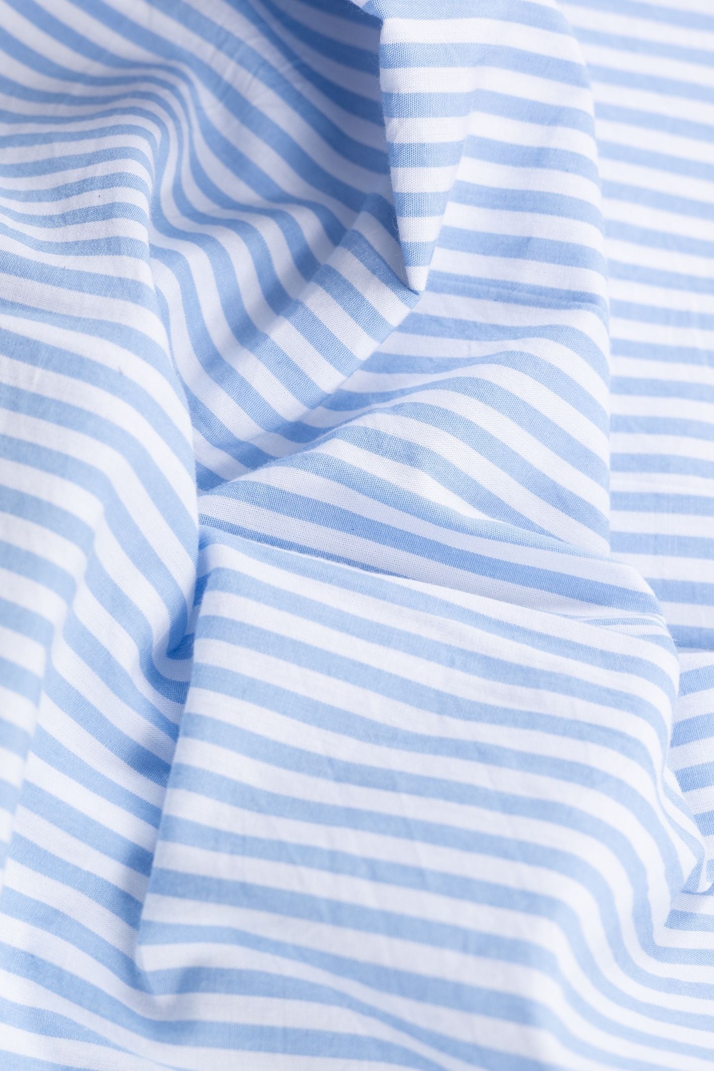 OVERSIZED BLUE STRIPED ORGANIC COTTON SHIRT 7