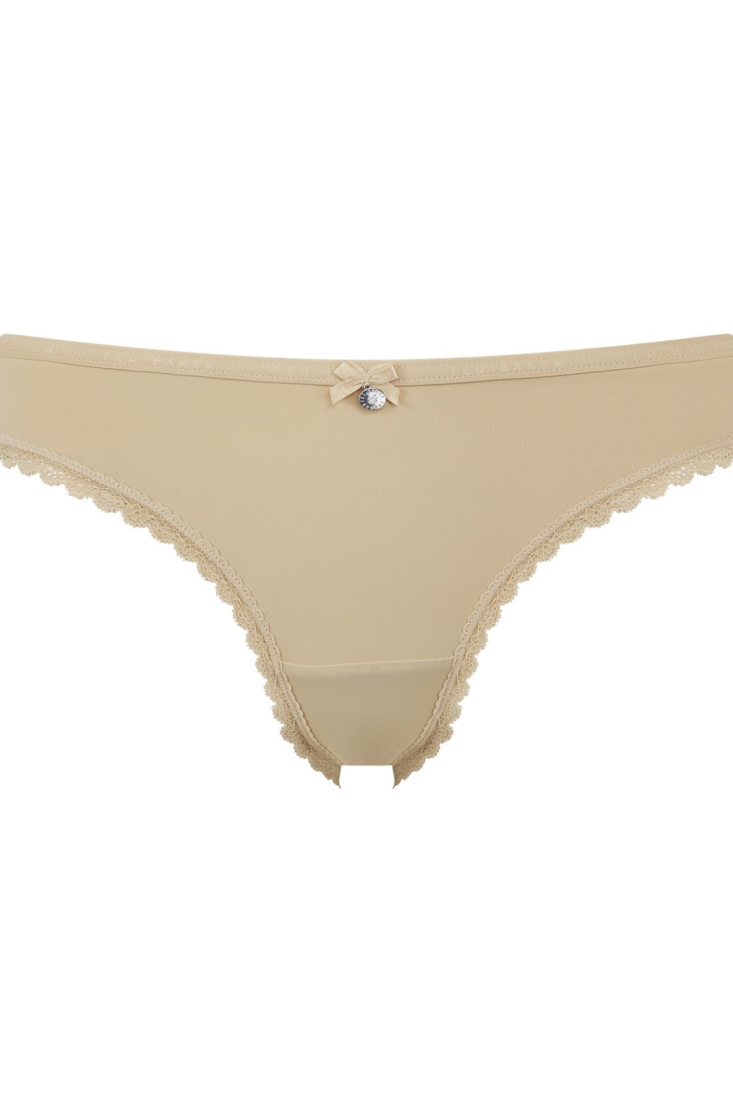 MYRTLE 3PK PLAIN AND PRINT BRIEF WITH LACE TRIM JET BLACK BO 4