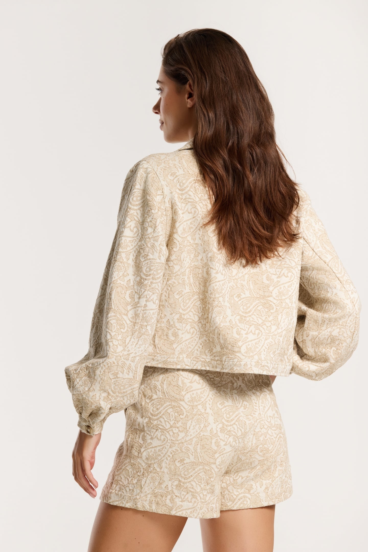 DINTHE JACKET PAISLEY JACQUARD WHITE PAISLEY JACQUARD 6