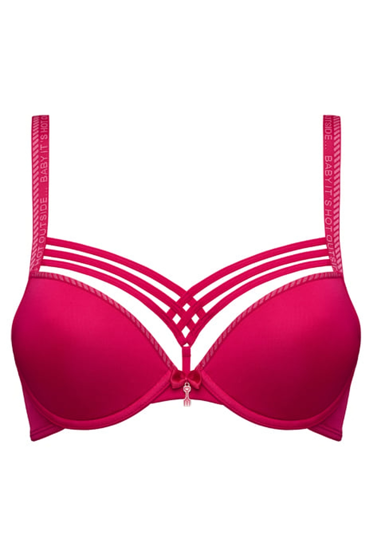 DAME DE PARIS AZALEA RED PUSH UP BRA 3