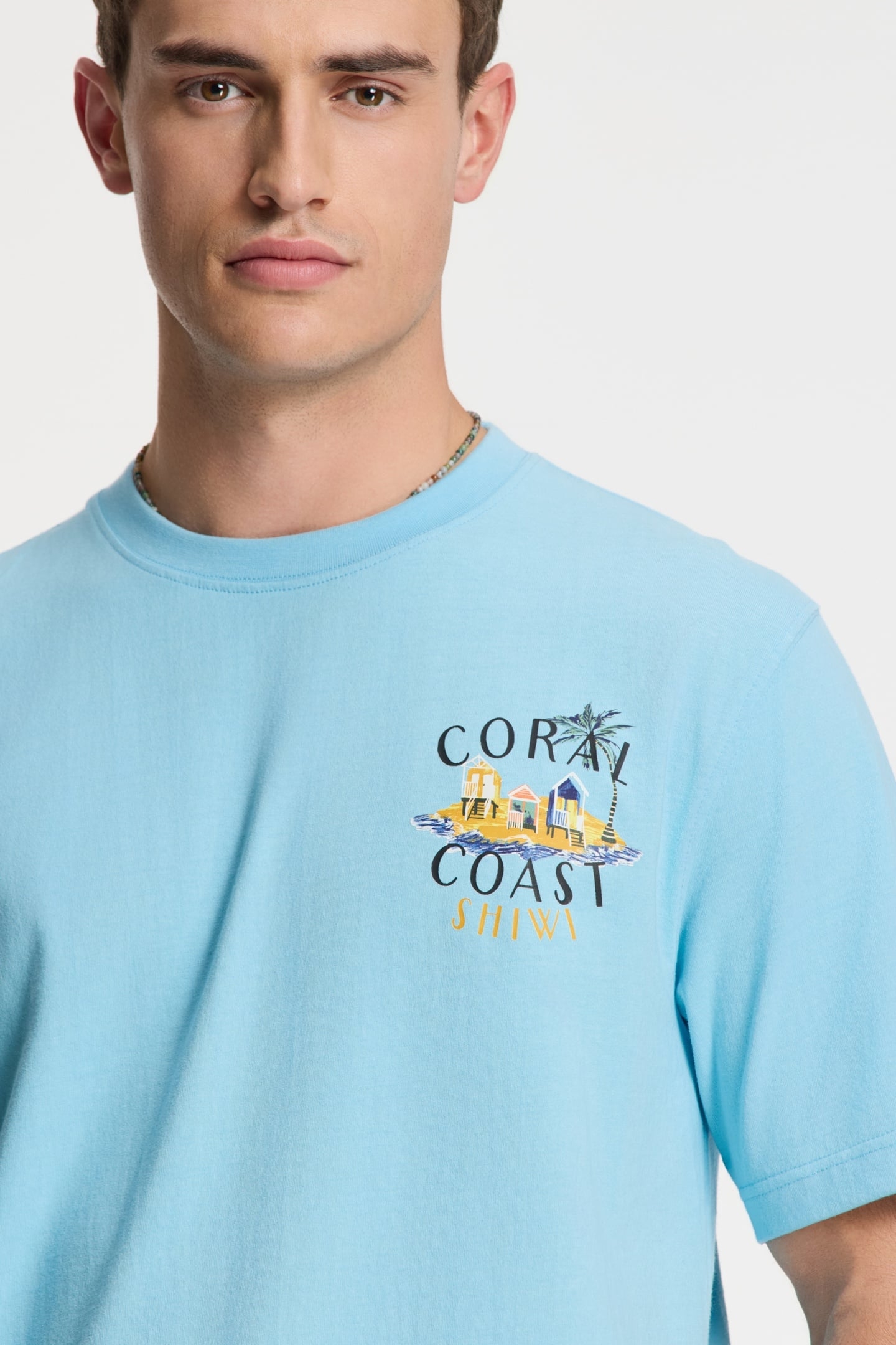 FINN RELAXED T-SHIRT SKETCHED ISLAND BLUE SKY 2