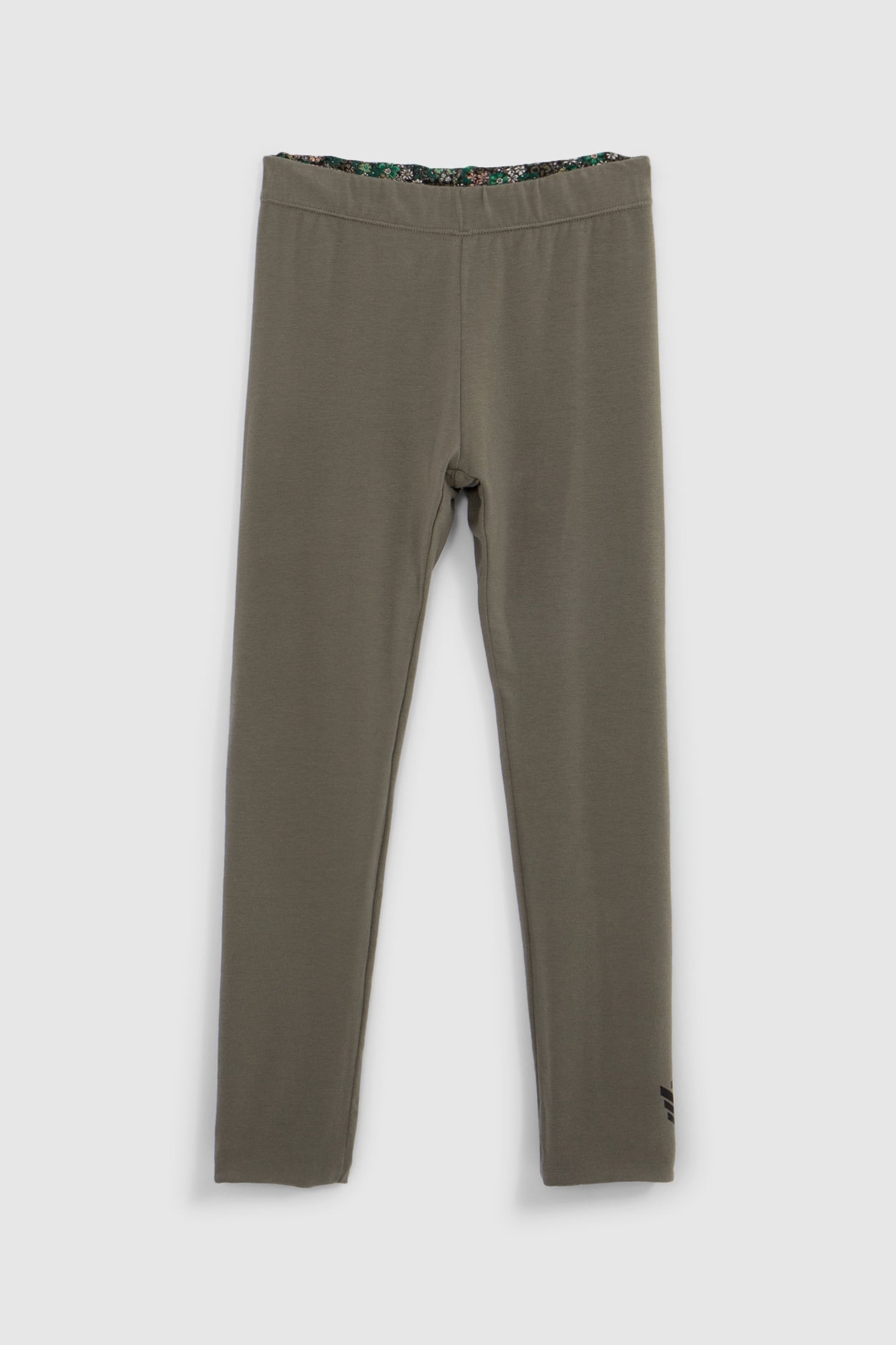 REVERSIBLE LEO-FLORAL AND KHAKI PRINT LEGGINGS FOR GIRLS 2