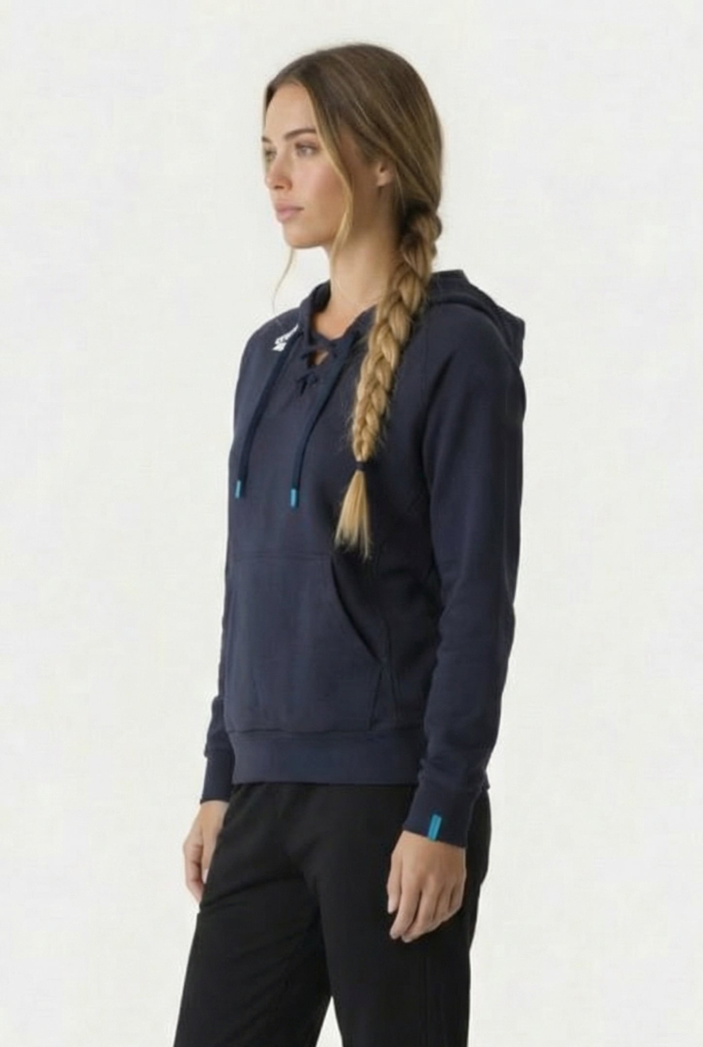 UNISEX TEAM HOODED SWEAT LACED NAVY-LACE 6