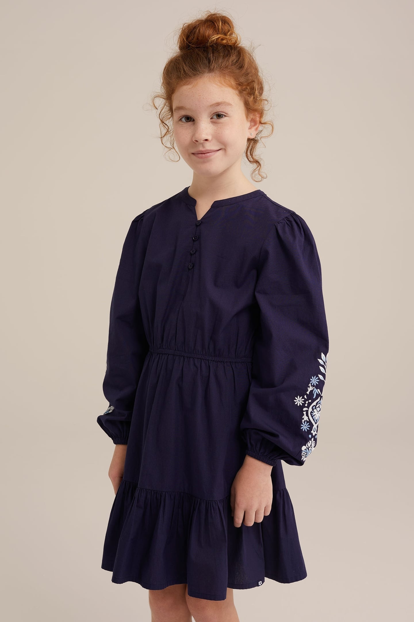 DRESS MID LENGTH DARK BLUE 1