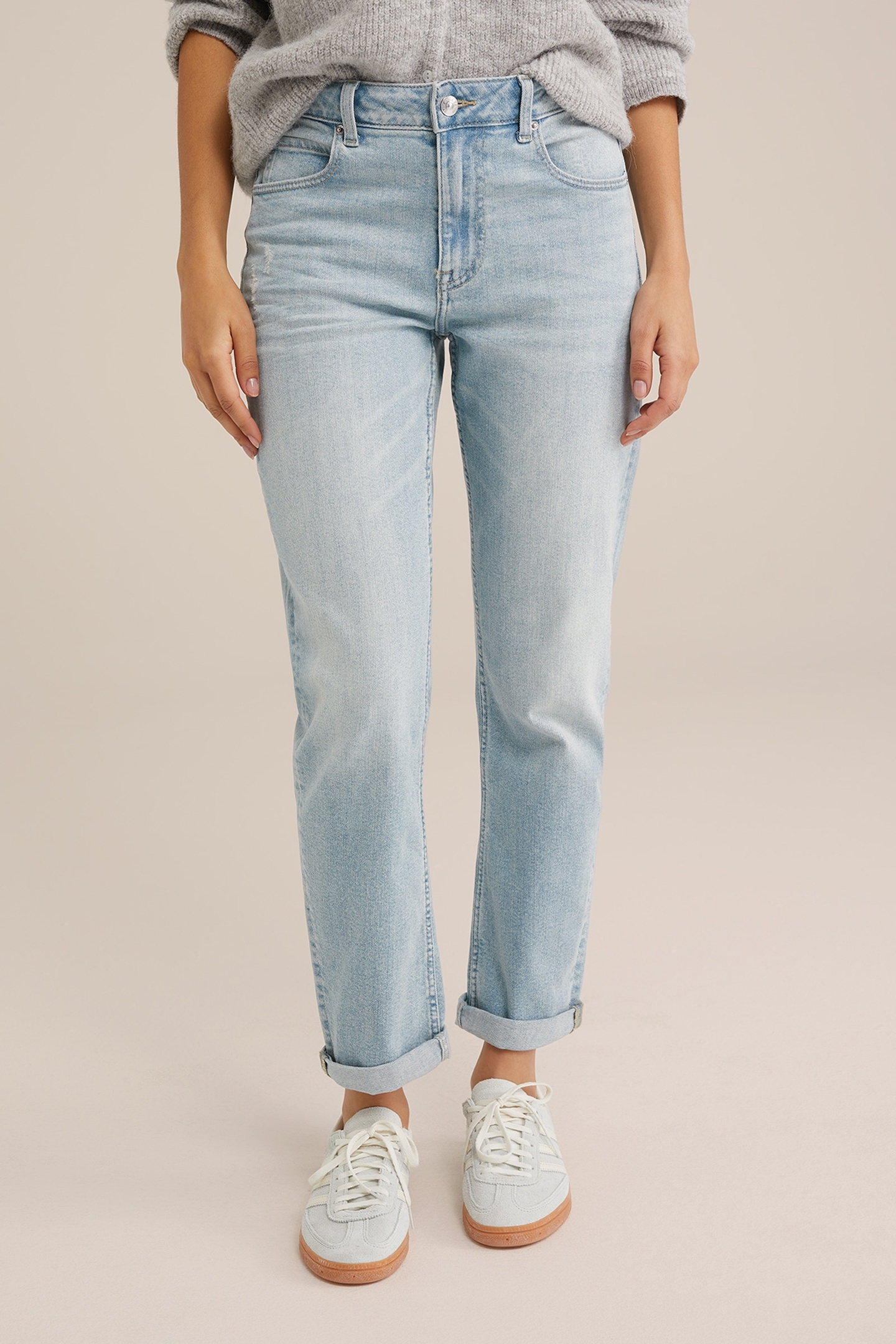 5-POCKET MID WAIST LIGHT BLUE 2