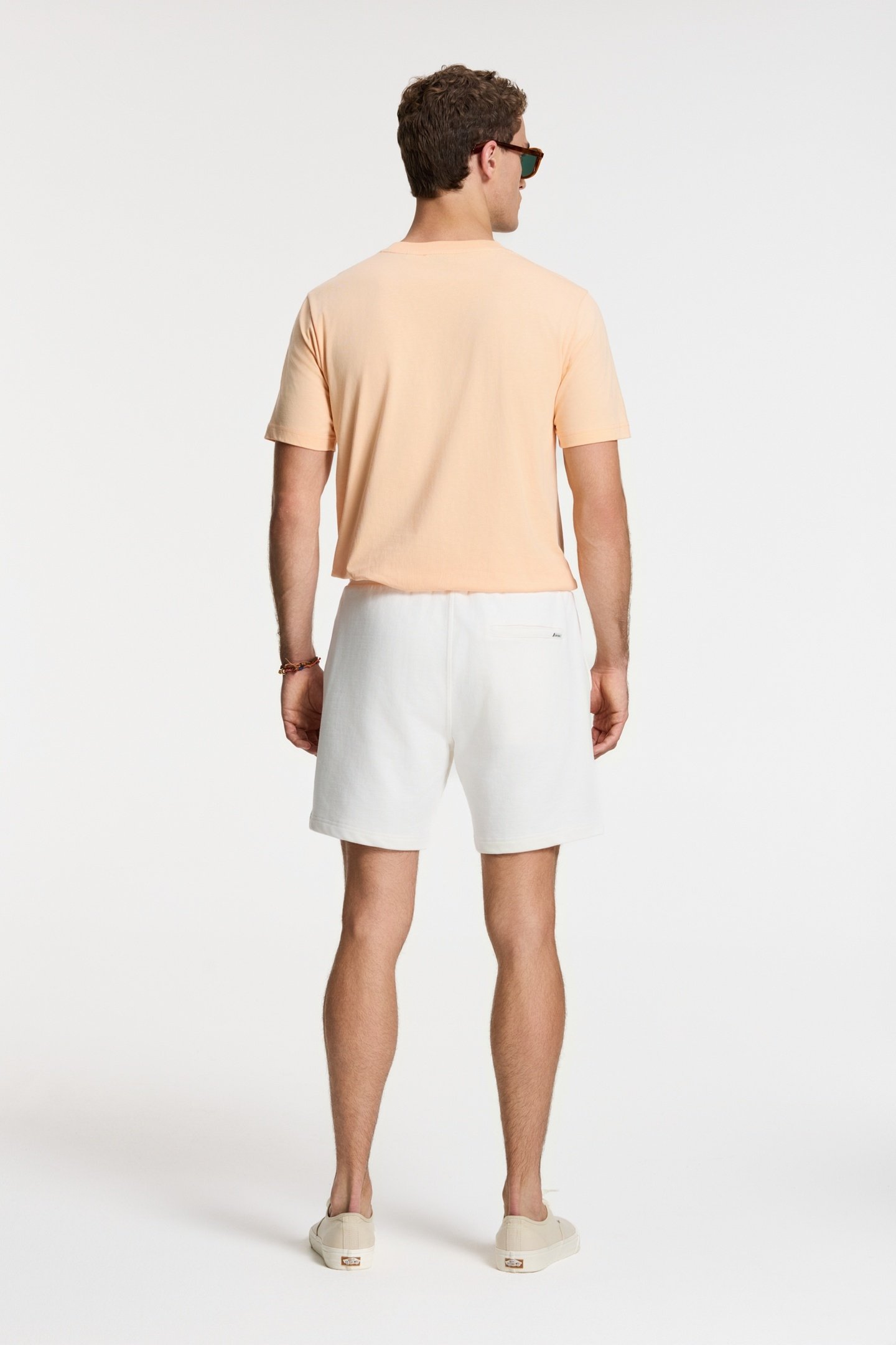 STEVE SWEAT SHORTS SOLID WHITE 8