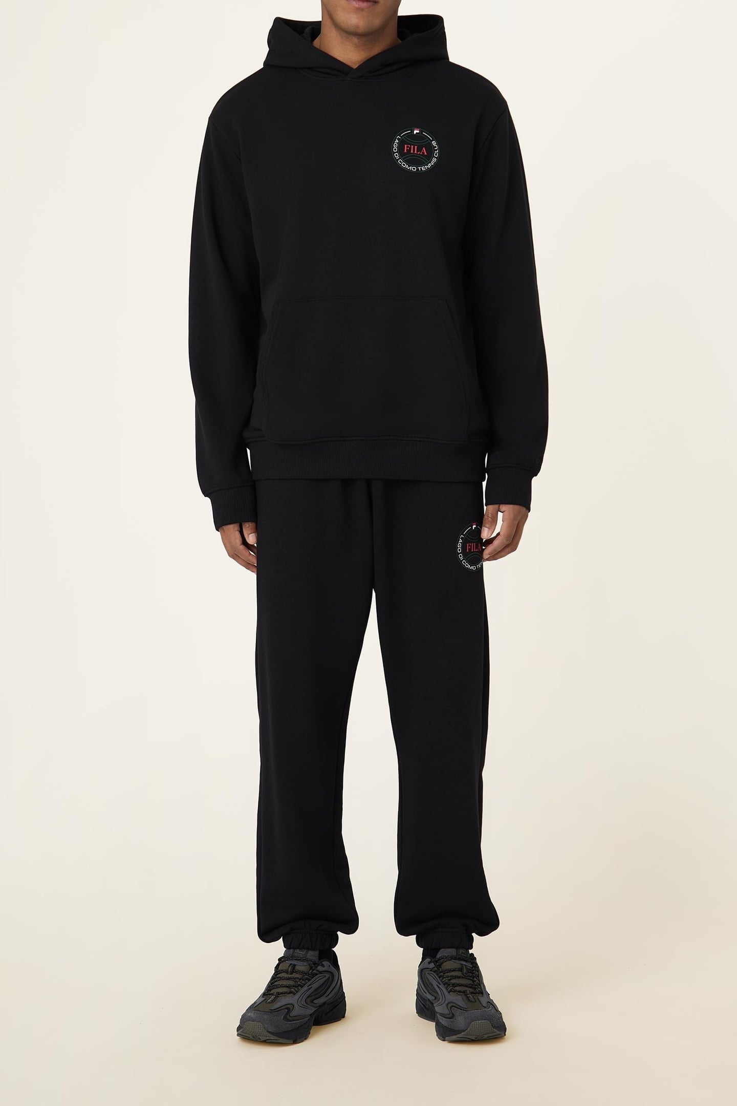 PARELLA RELAXED GRAPHIC HOODIE BLACK 2