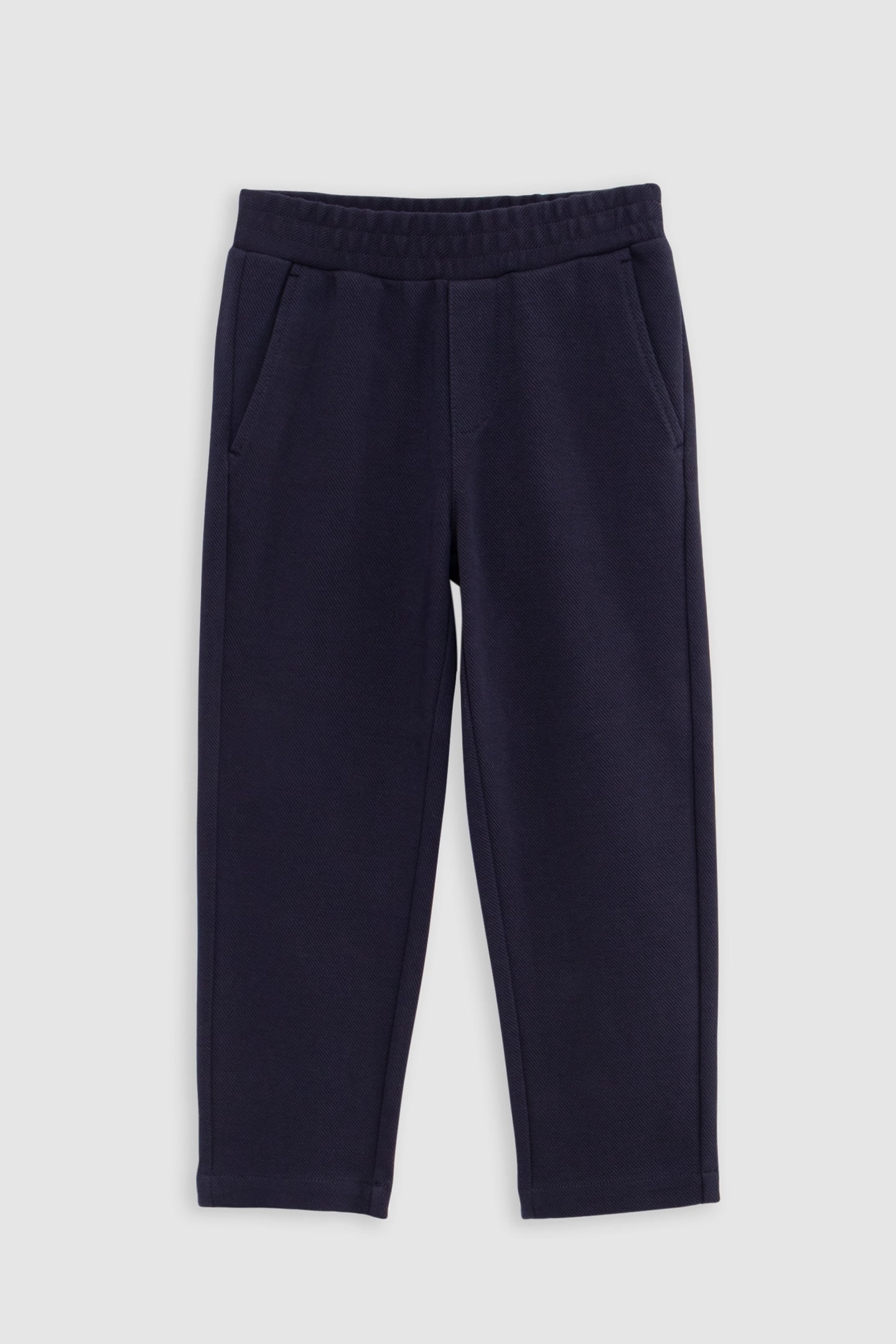 BOY'S OTTOMAN NAVY KNIT JOGPANTS 1