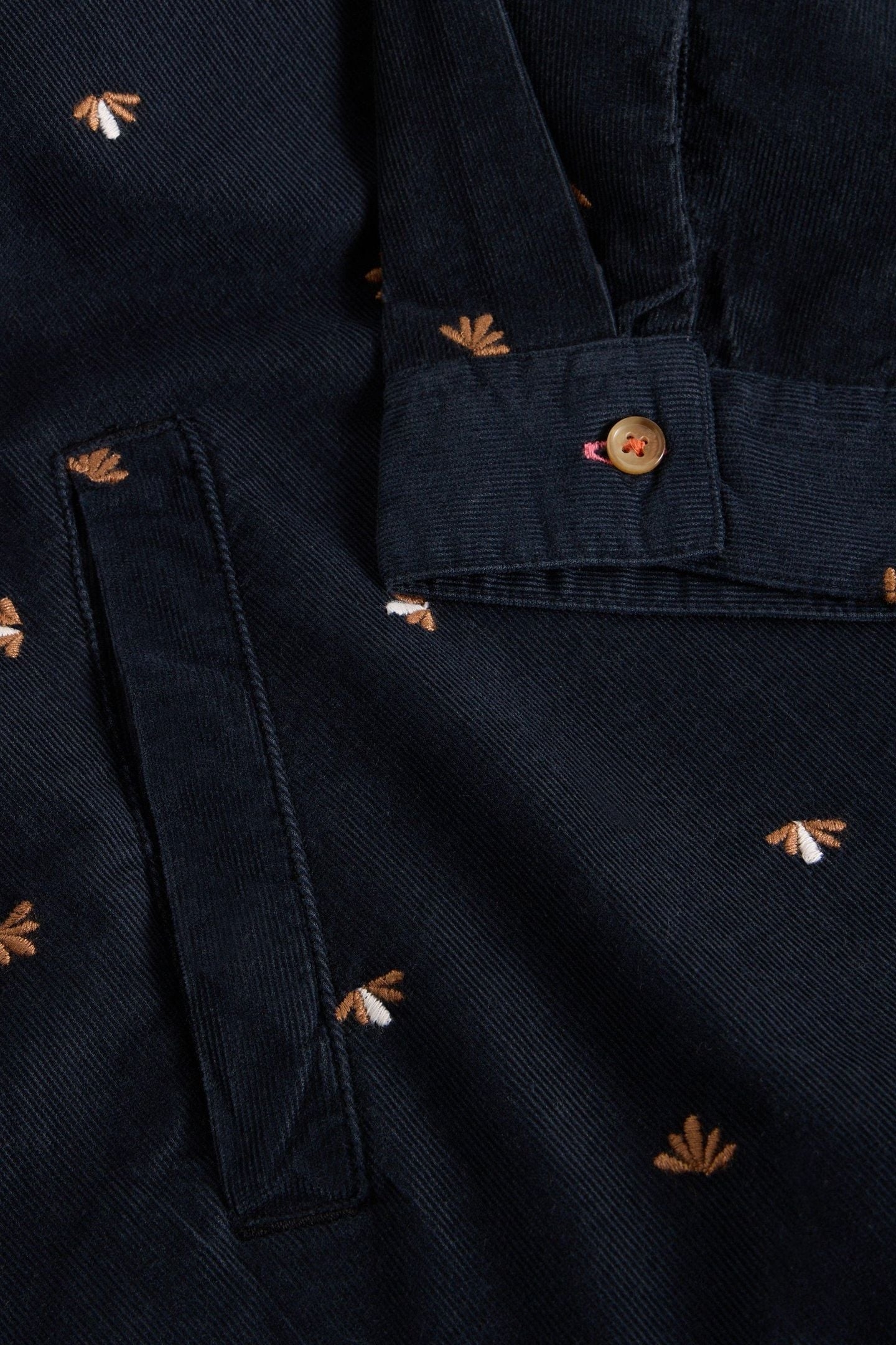 DARIA CORD EMBROIDERED DRESS BLACK MULTI 5