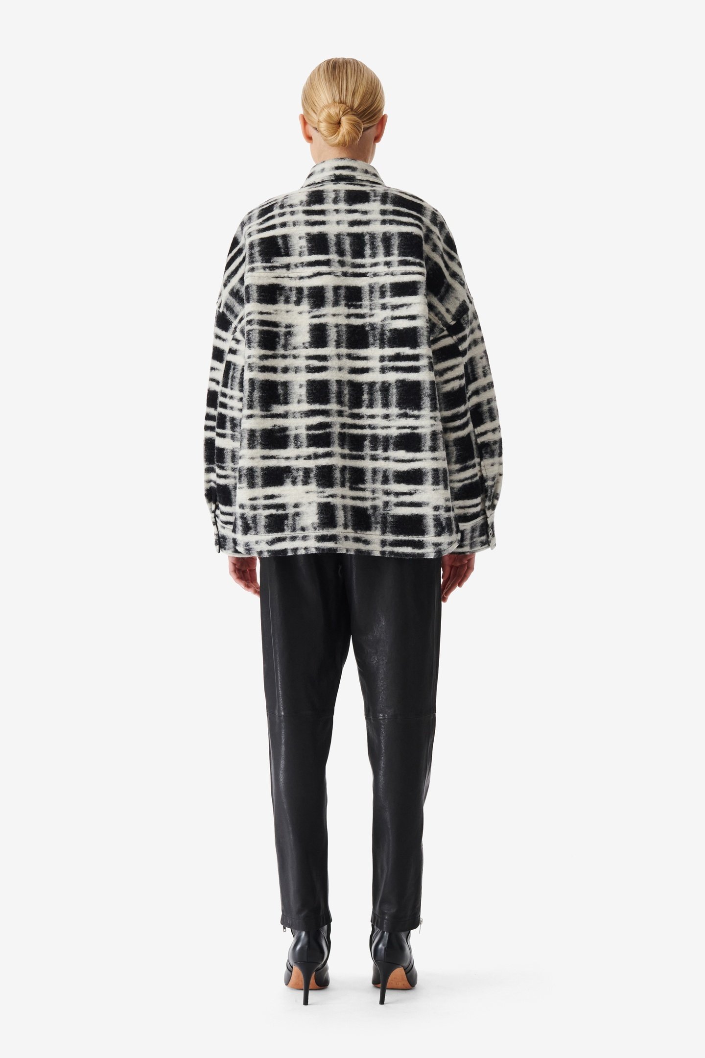 ZACHARY OVERSHIRT BLACK/ECRU 3