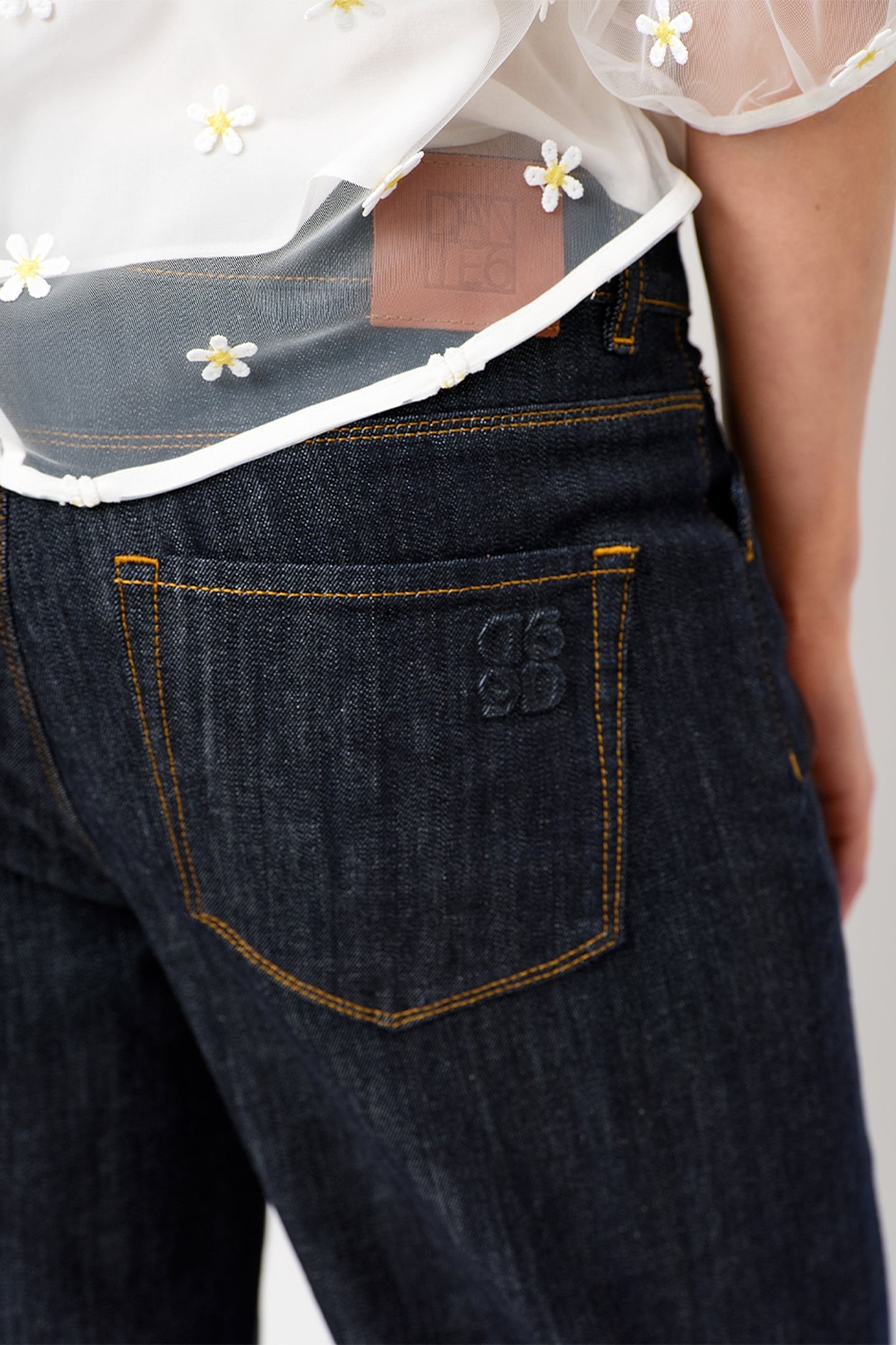 NUIT INDIGO WIDE LEG JEANS DARK INDIGO 5