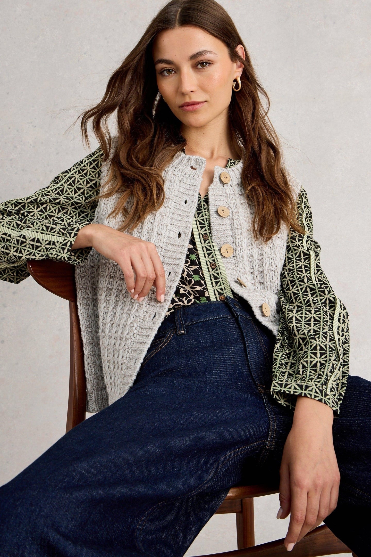 MAXINE BUTTON TANK LIGHT NATURAL 1