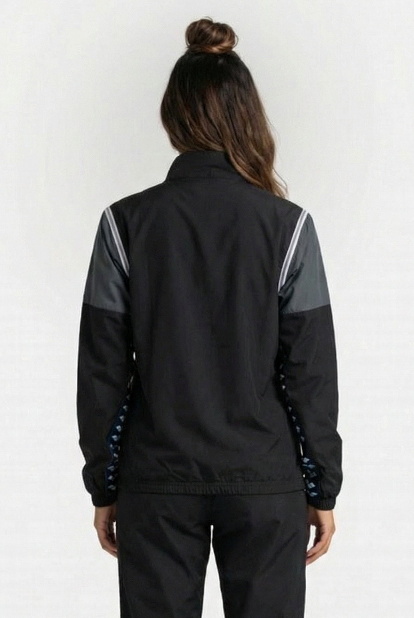 UNISEX ARENA ICONS JACKET CONVERTIBLE BLACK ASPHALT WHITE 4