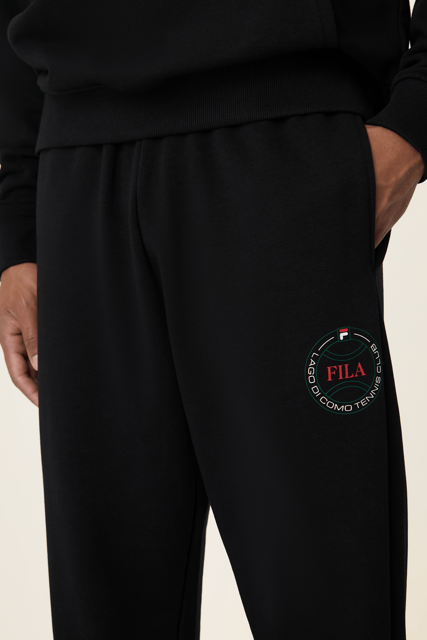 PARELLA RELAXED GRAPHIC SWEATPANTS BLACK 6