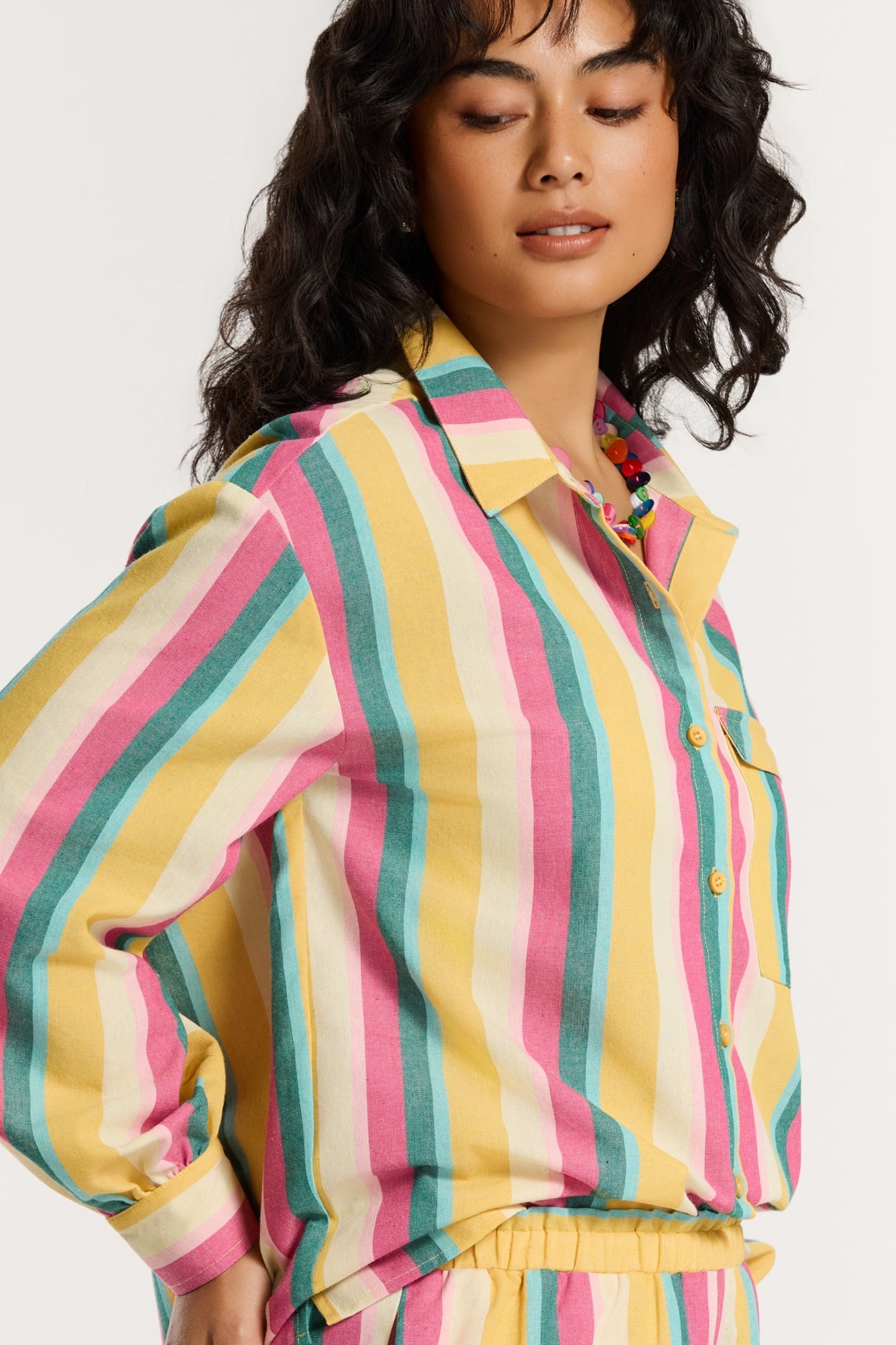 ESMEE STRIPE BLOUSE MULTICOLOUR STRIPE 4