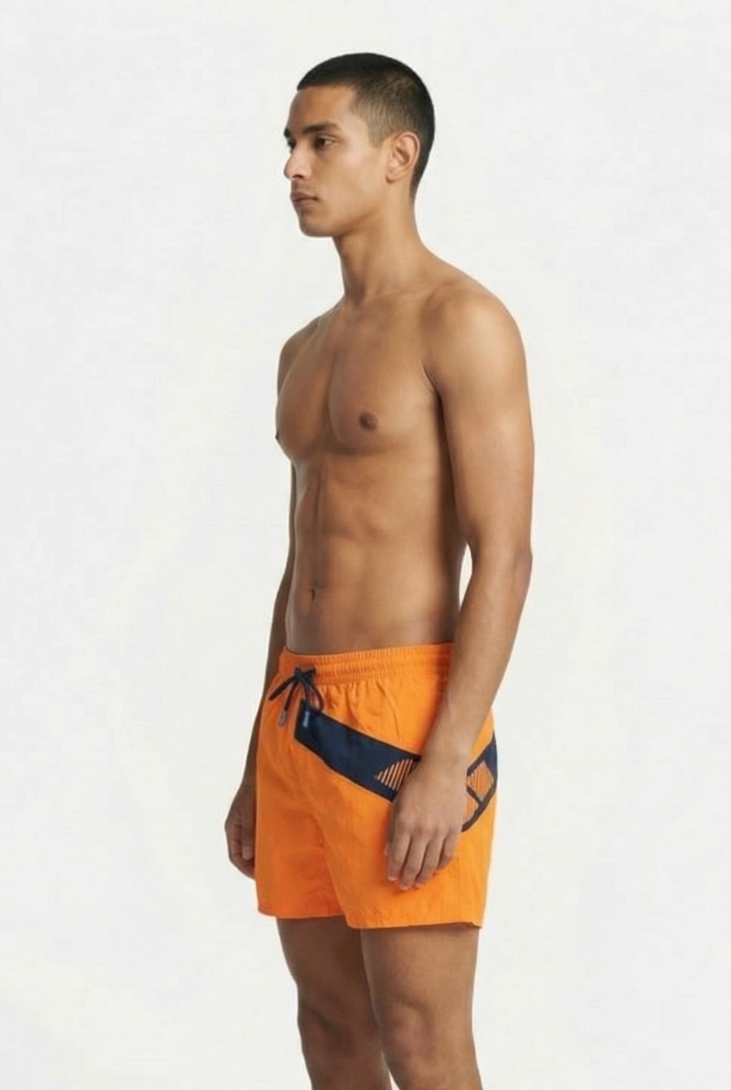 HERMES SHORT TANGERINE-NAVY 3