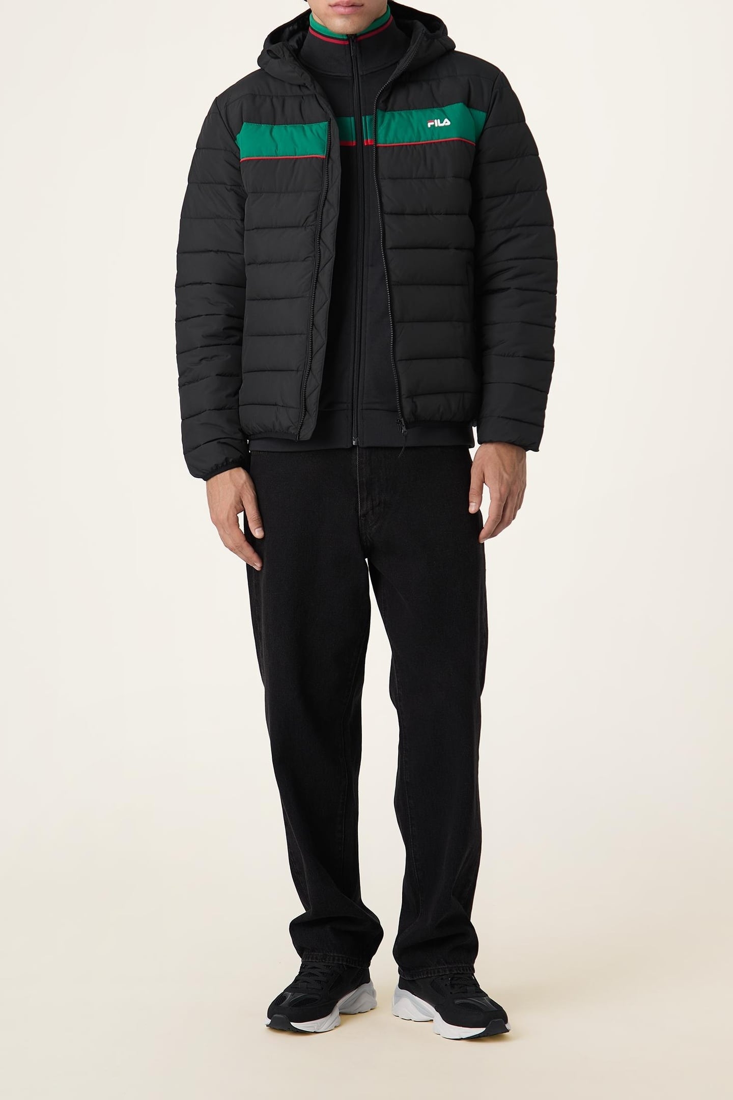 ALPIGNANO REGULAR HOODED LIGHTWEIGHT JACKET BLACK 2