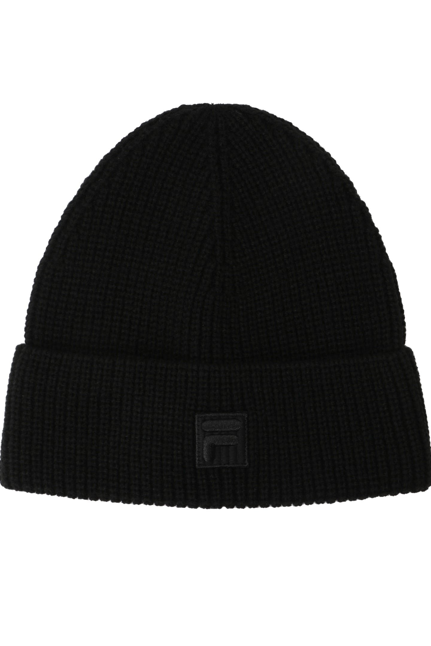 UNISEX SIMONTE HIGH TOP LOGO KNIT BEANIE BLACK 1