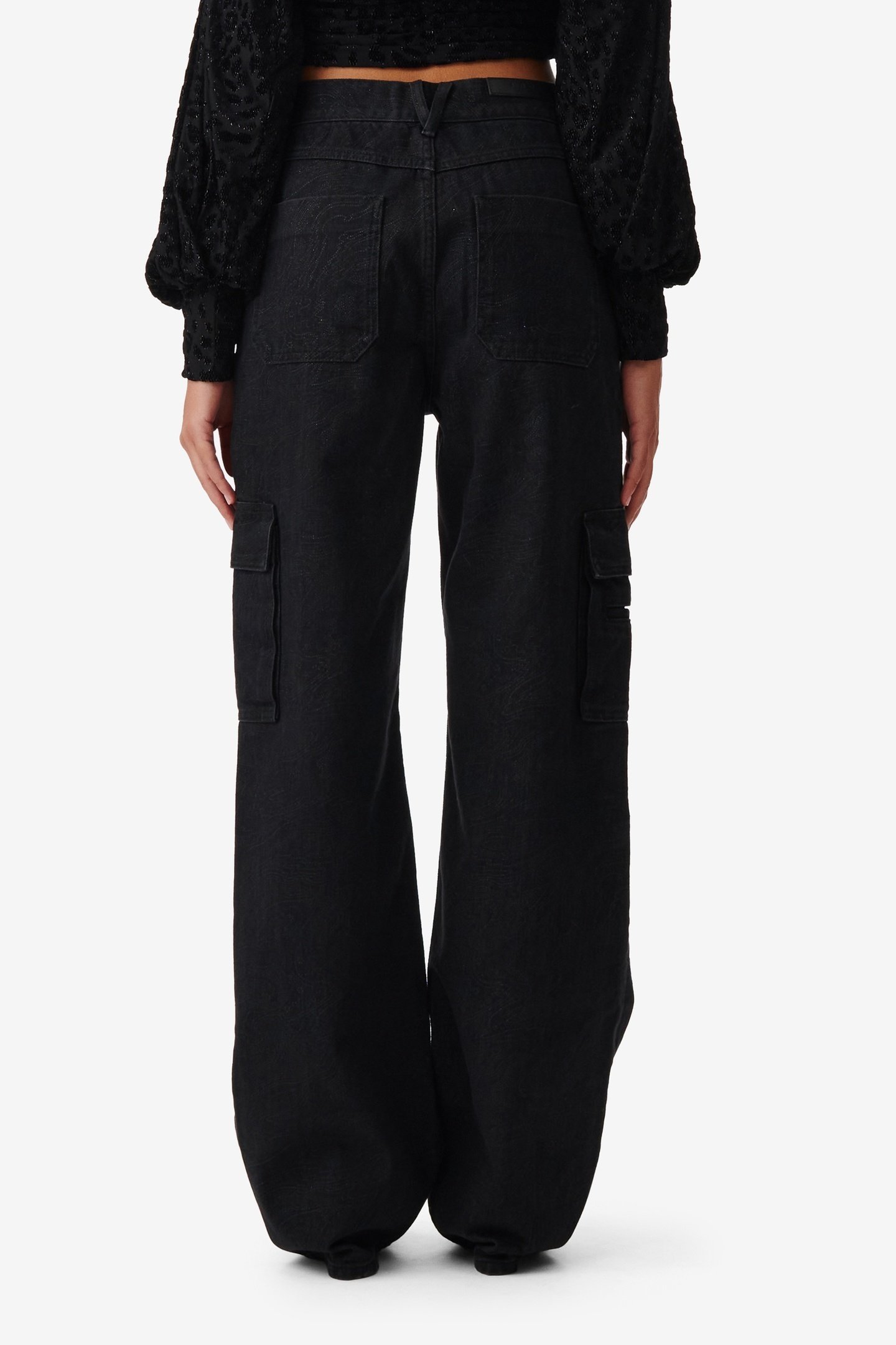 MAIT TROUSER BLACK / STRASS 3