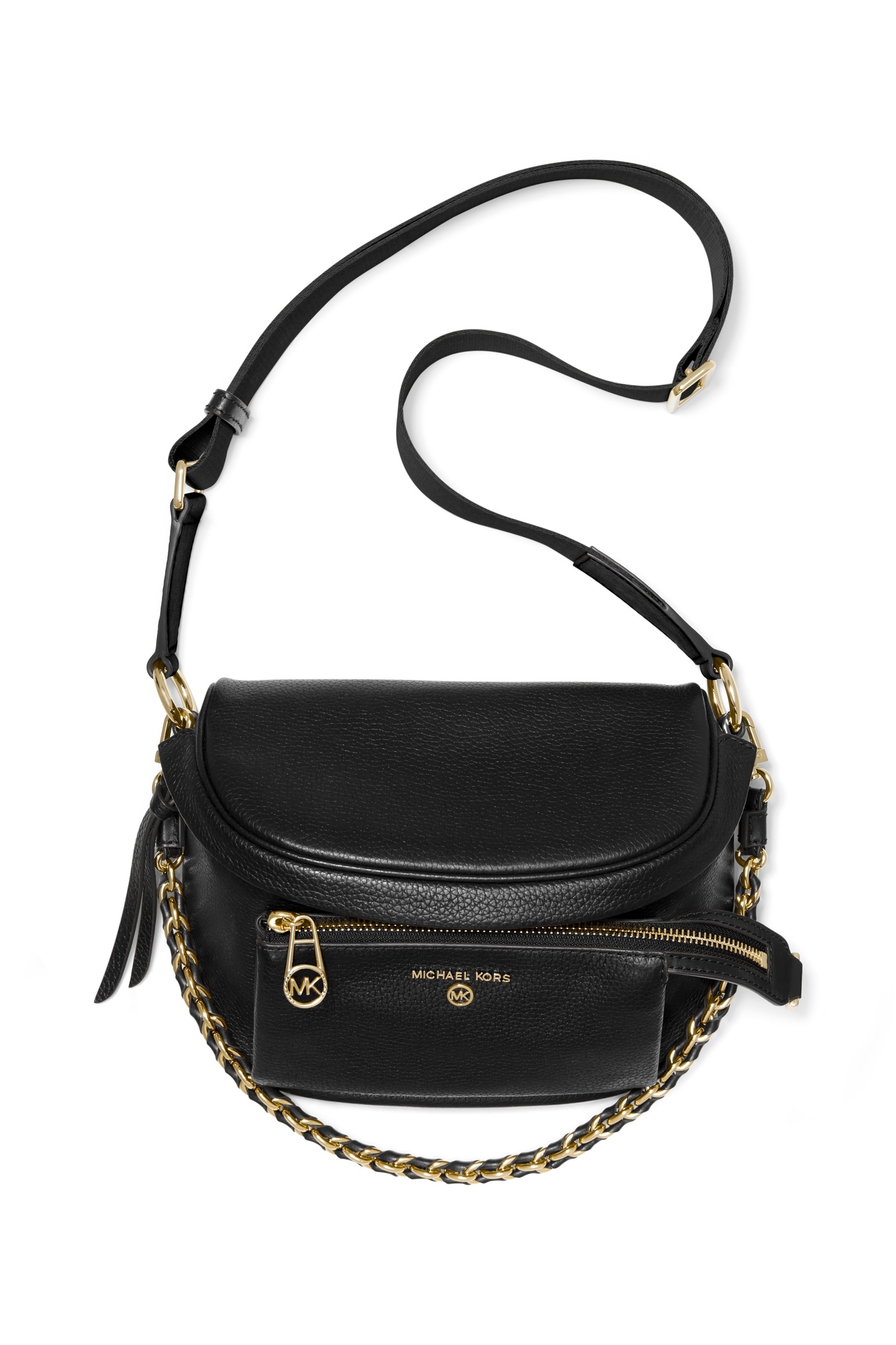 MEDIUM SLING PACK MESSENGER BAG BLACK 2