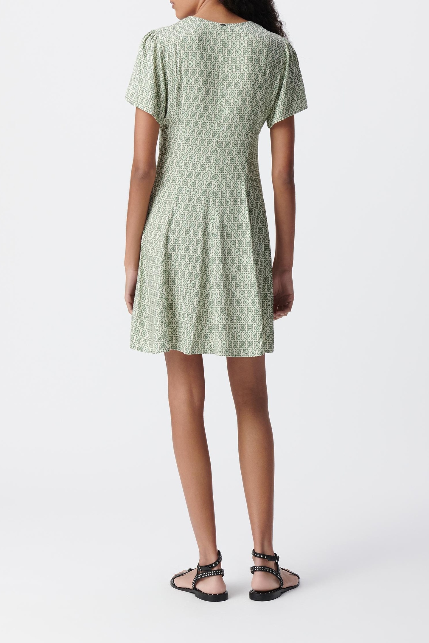 GREEN LENZING™ ECOVERO™ ETHNIC DRESS 3