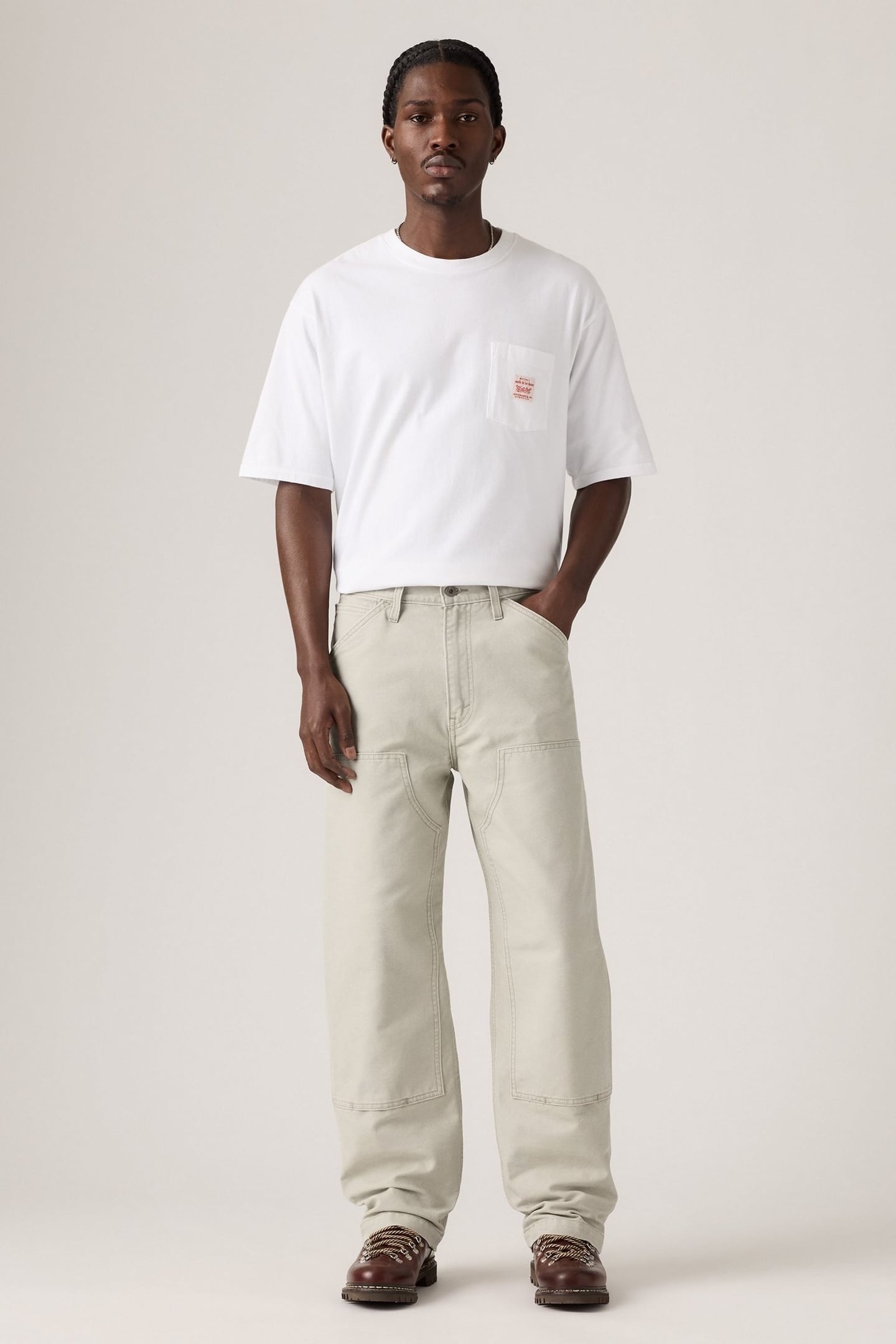 568 LOOSE STRT DBL KNEE CLAY LONDON FOG 2