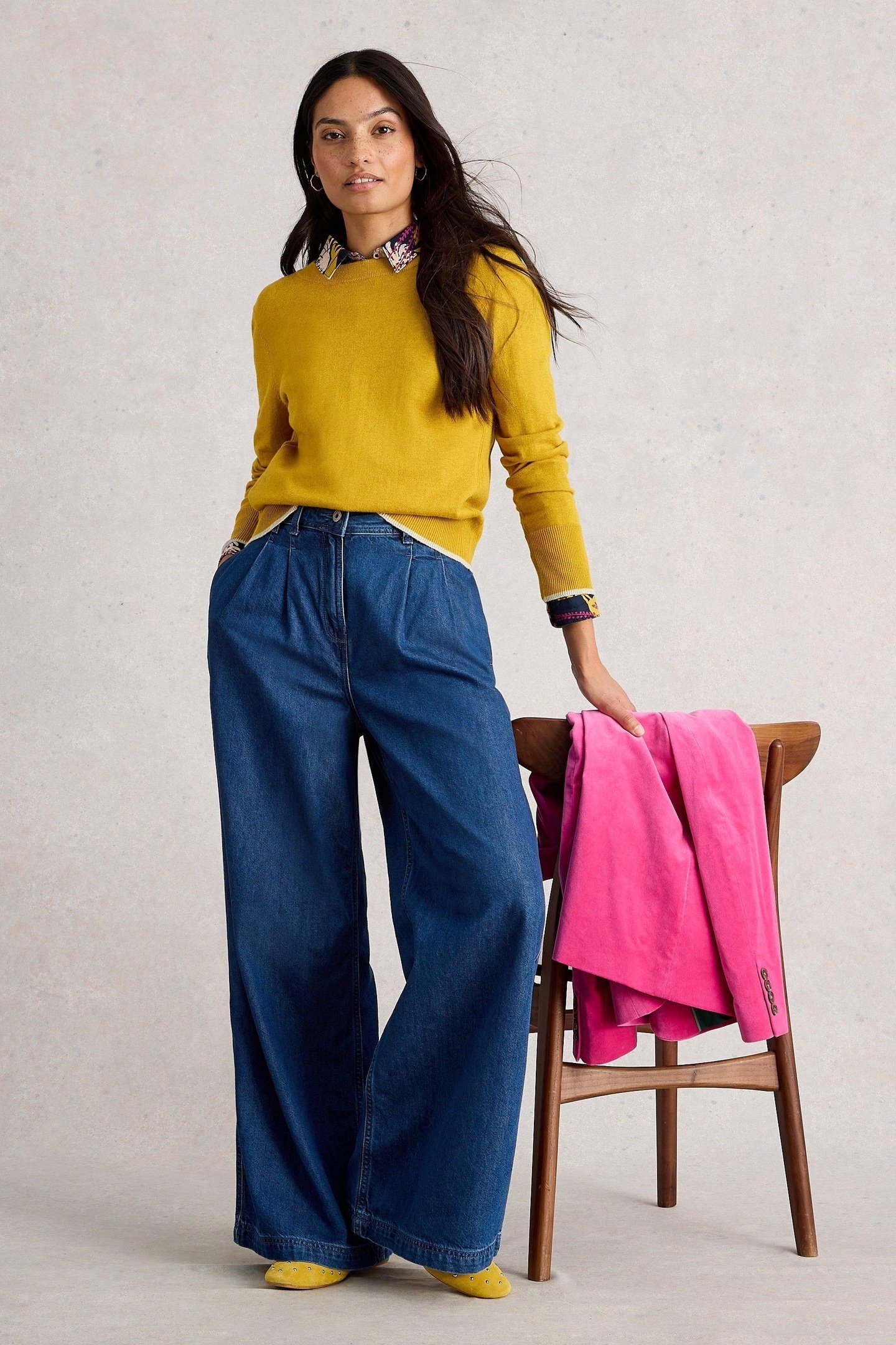 KATIE JUMPER MID CHARTREUSE 1