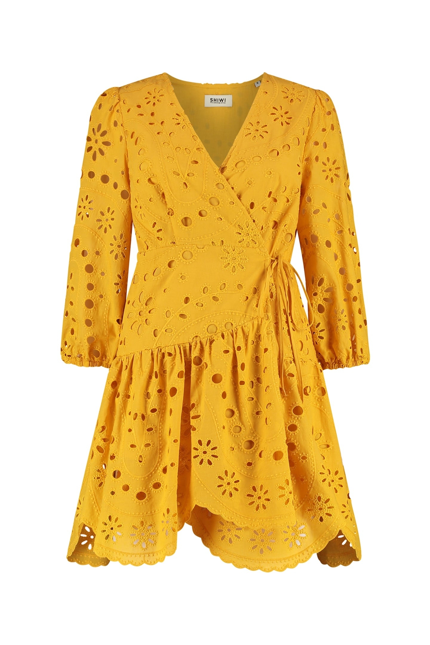JOELLE DRESS PAISLEY BRODERIE YELLOW PAISLEY BRODERIE 7
