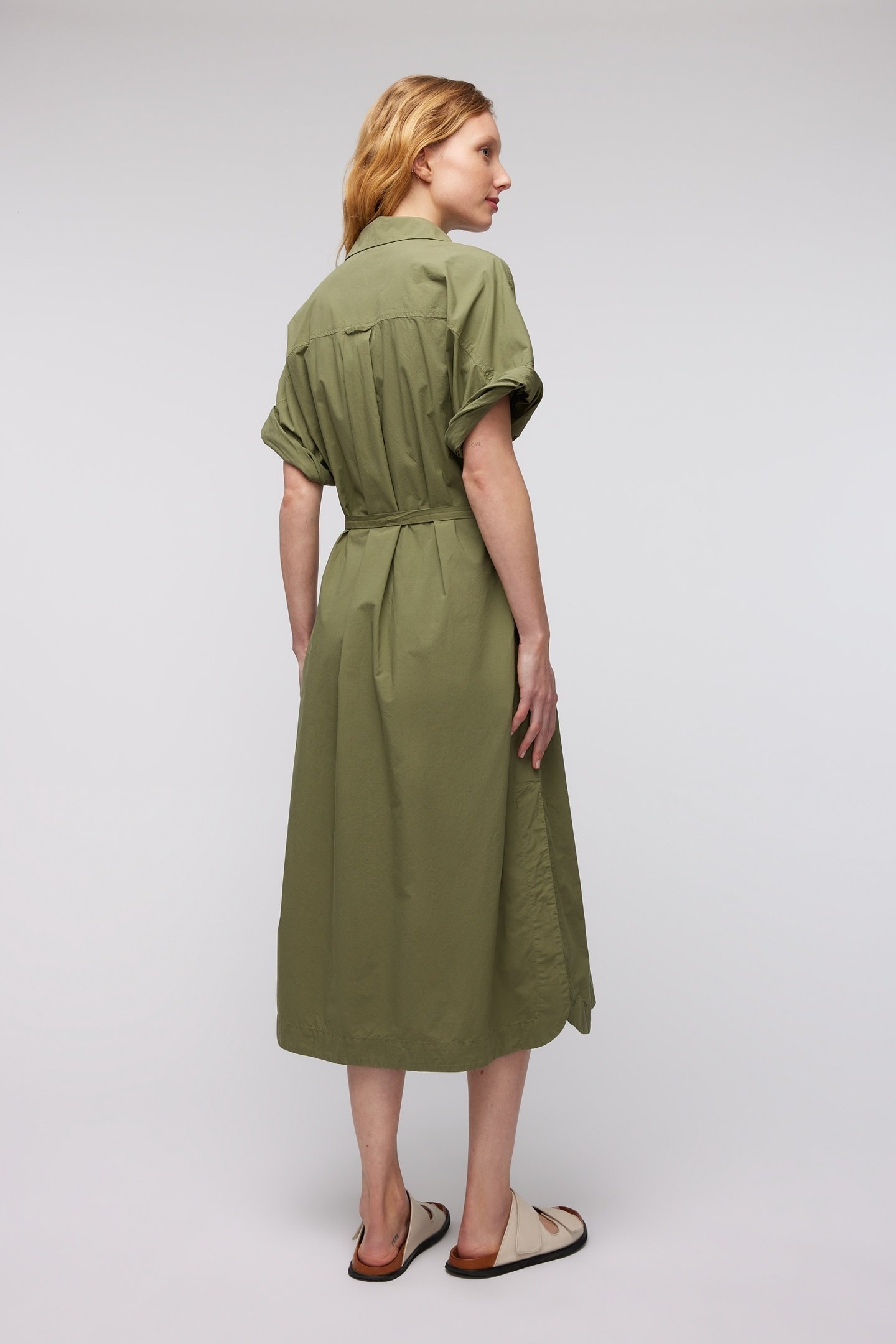 LISETTE DRESS OLIVE 3
