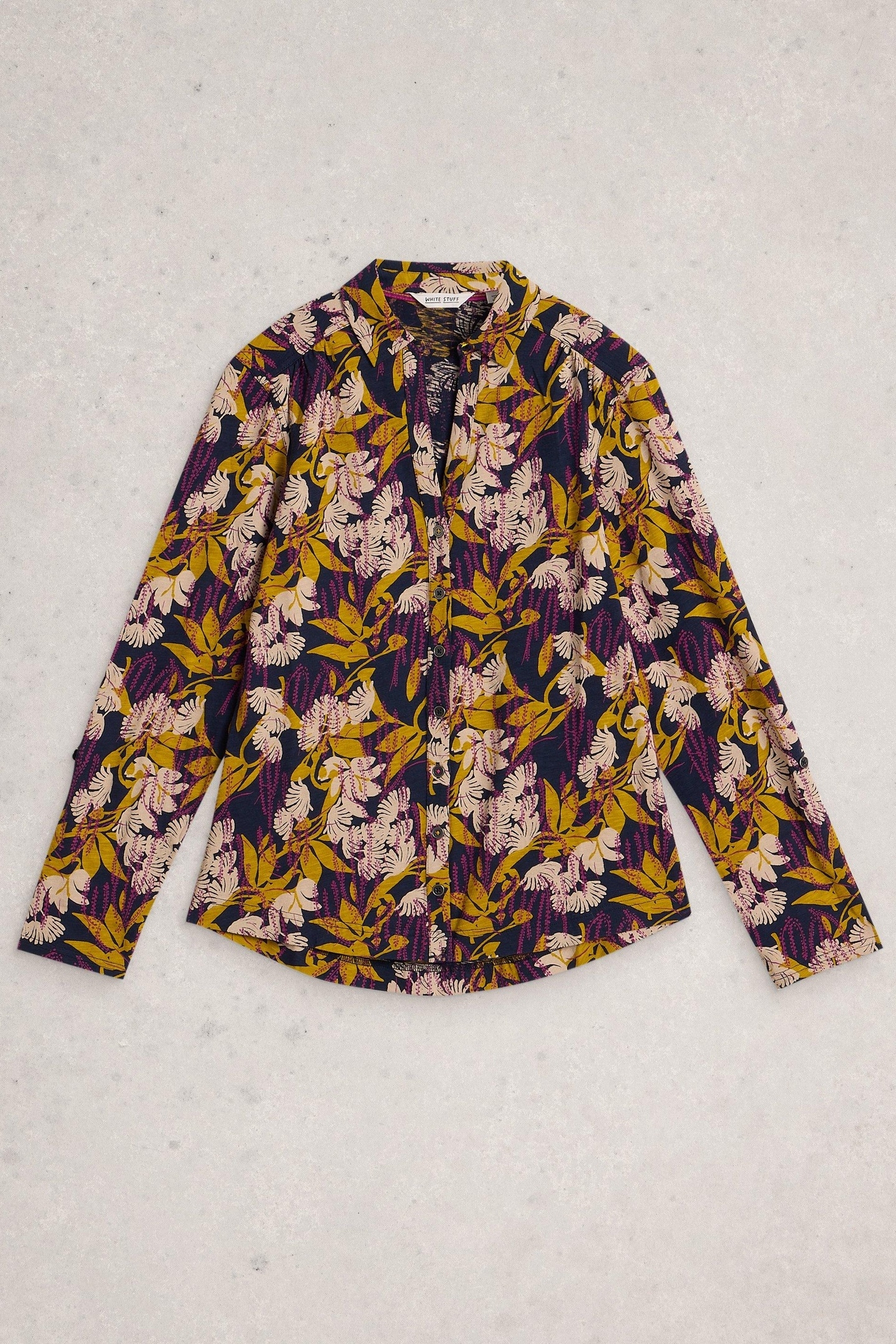 ANNIE JERSEY SHIRT NAVY MULTI 4