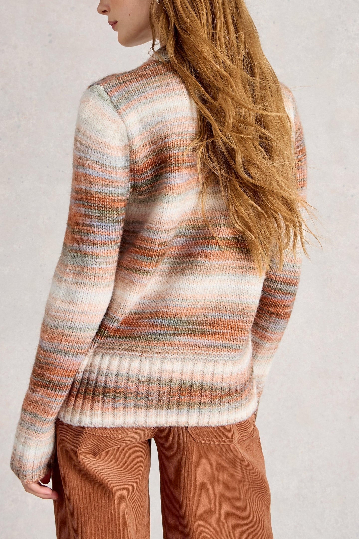 SABRINA SPACEDYE JUMPER NATURAL MULTI 3