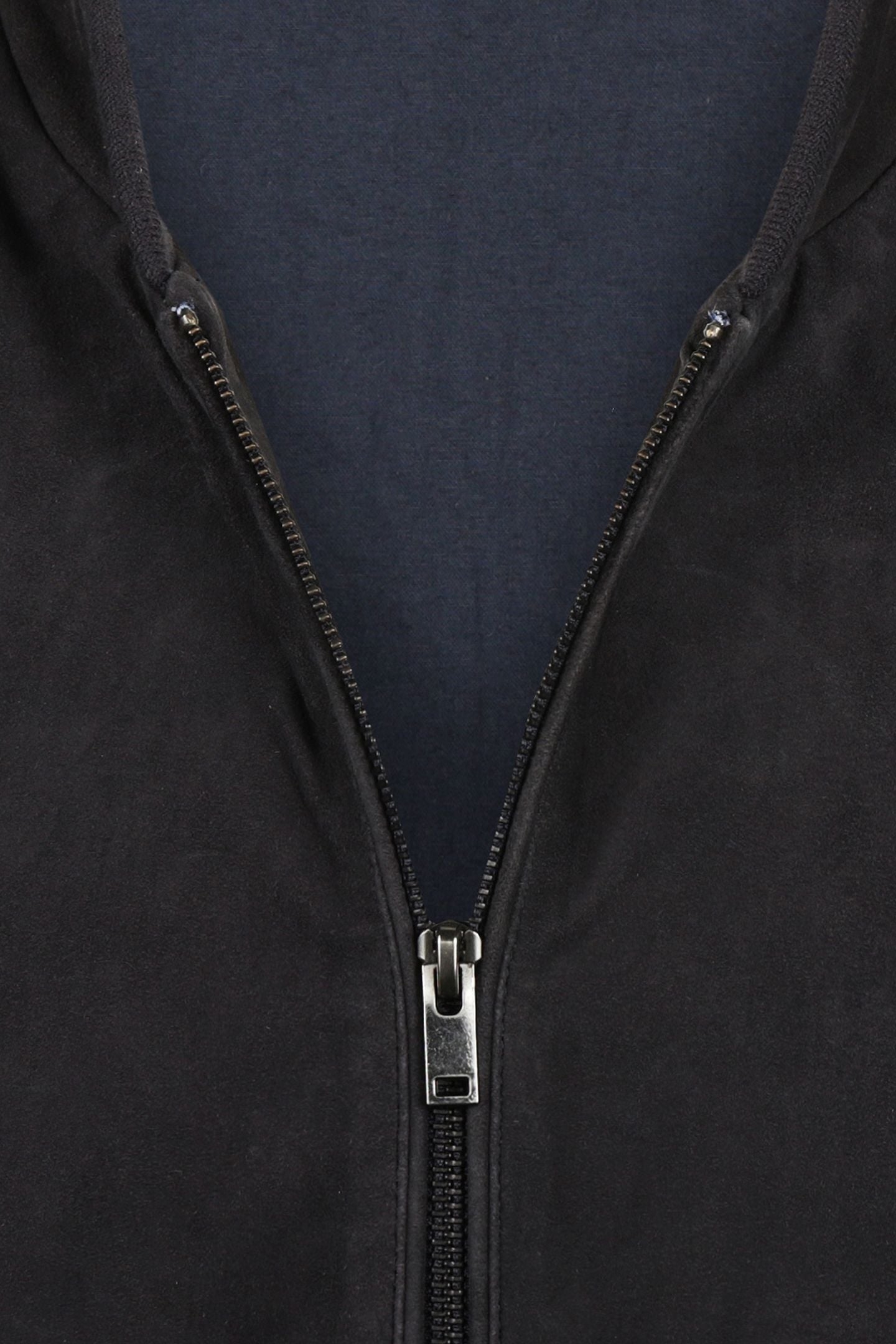 SUEDE BOMBER JACKET NAVY 7